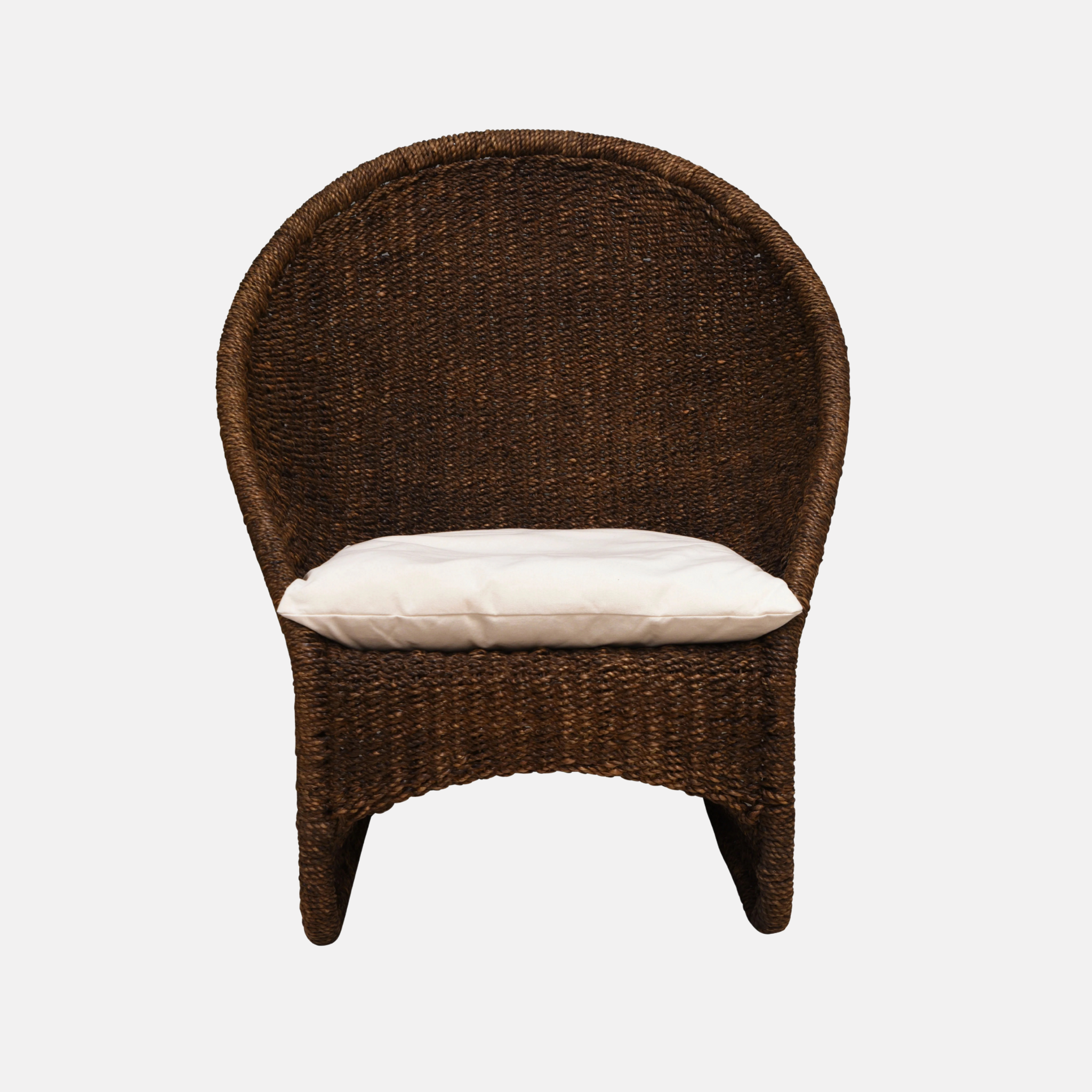 Scoop Rope Armchair - Chocolate