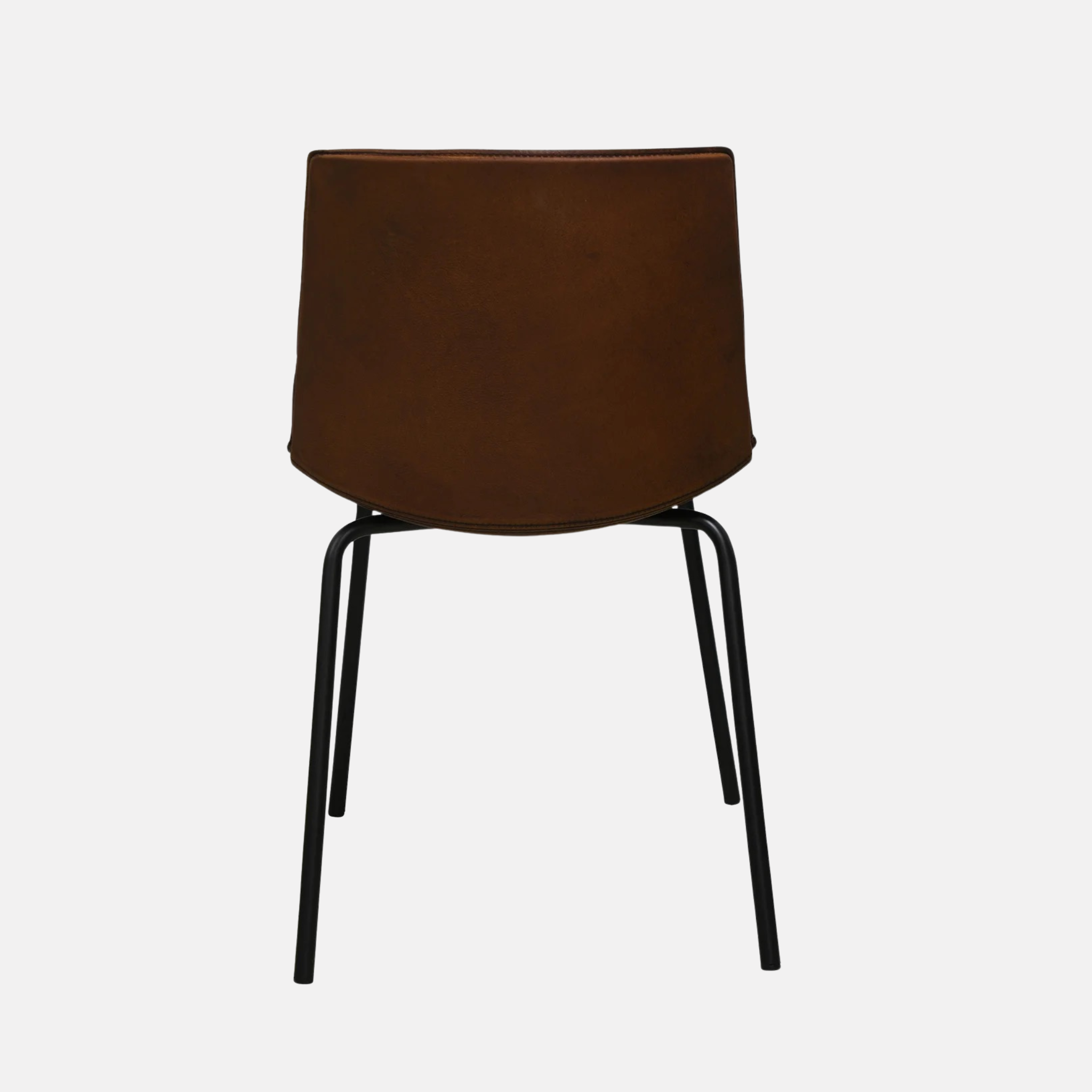 Selva Brown Leather Dining Chair