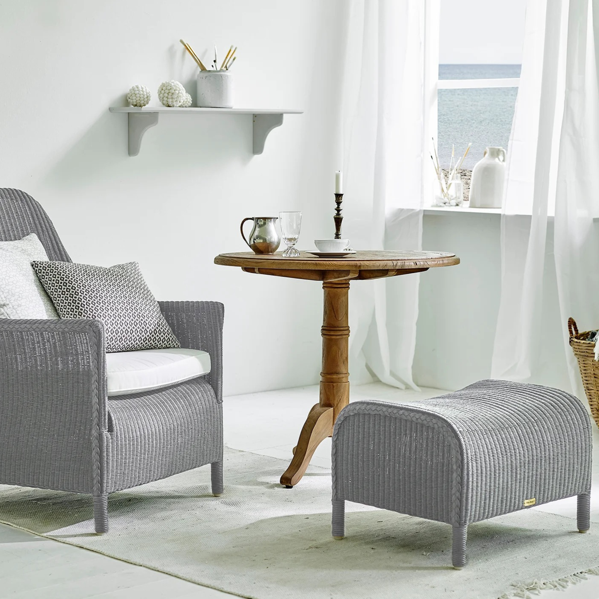 Sika Ottoman - Grey