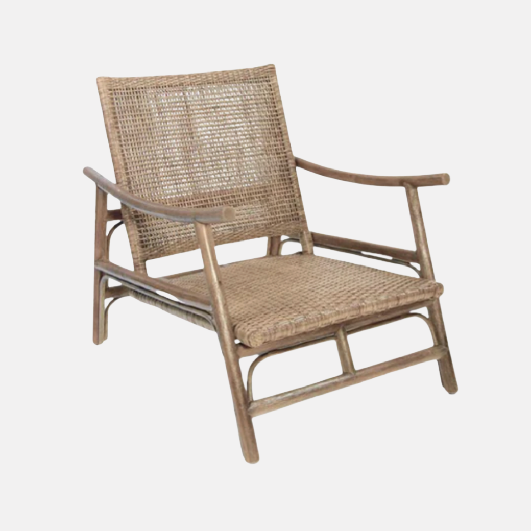 Slane Rattan Armchair - Pepper
