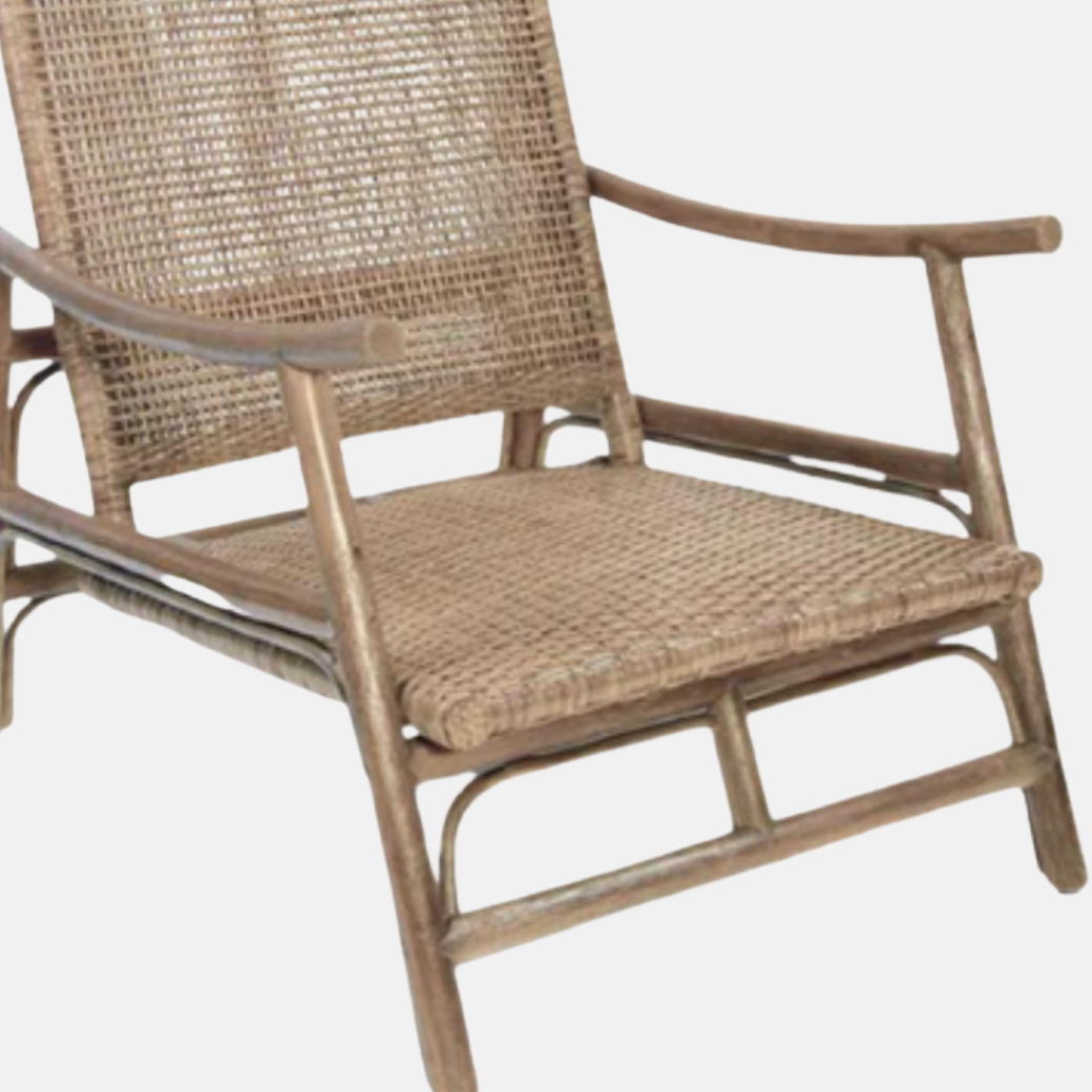 Slane Rattan Armchair - Pepper