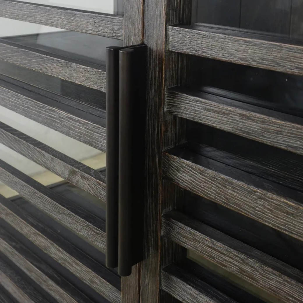 Slatted Display Cabinet