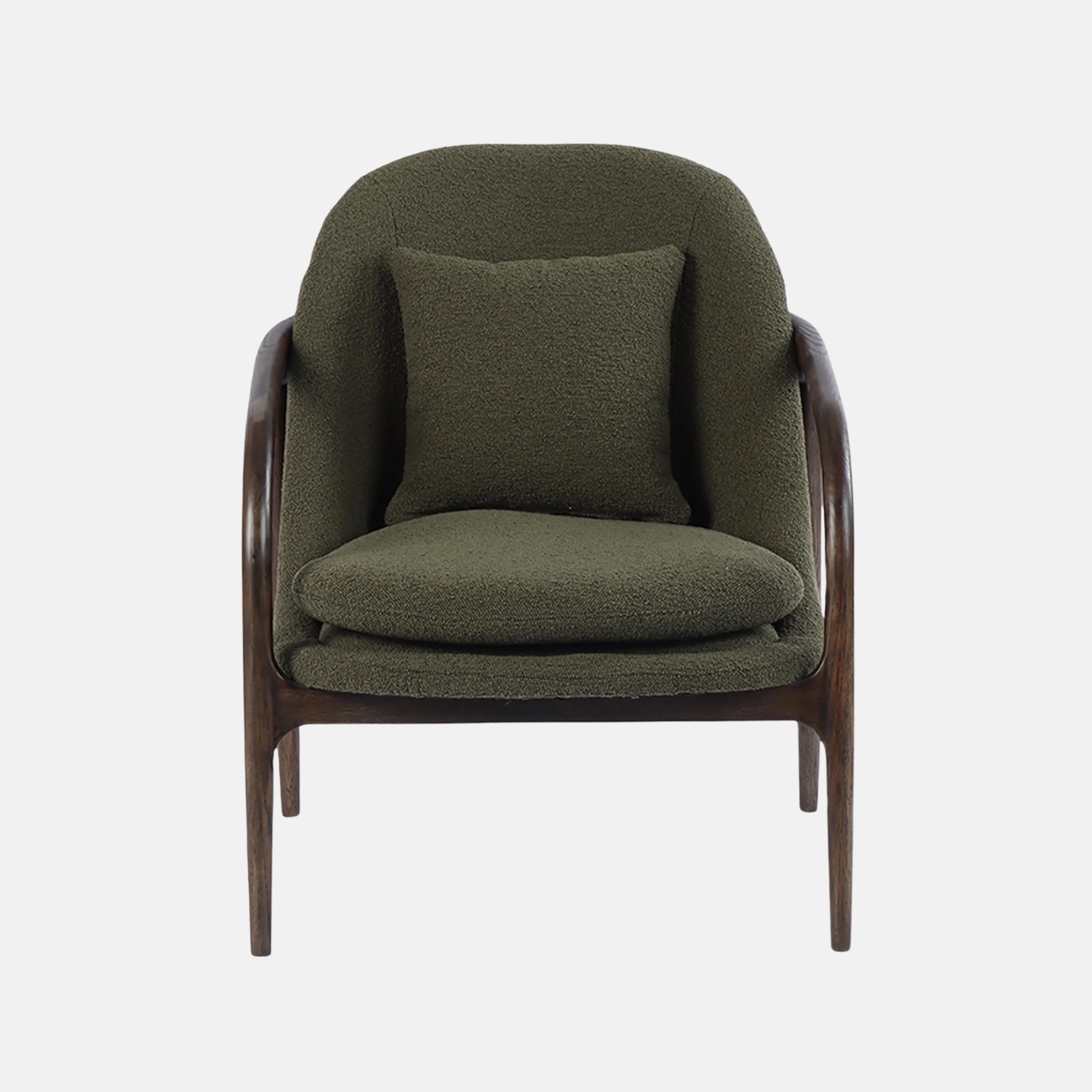 Sochi Boucle Armchair - Sherwood Green
