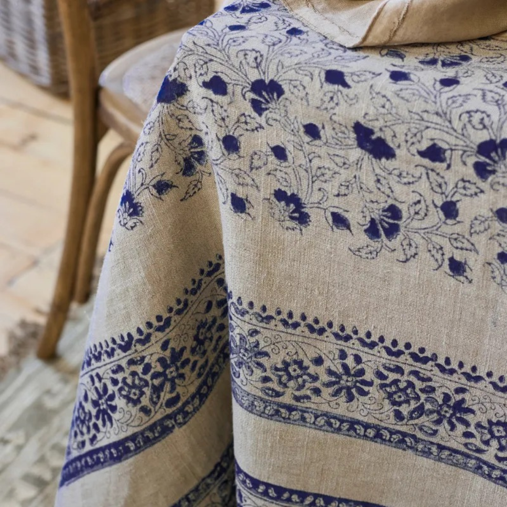 Sofia Handblocked Tablecloth