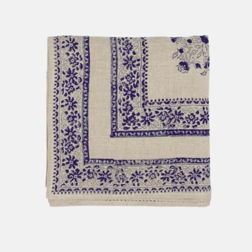 Sofia Handblocked Tablecloth