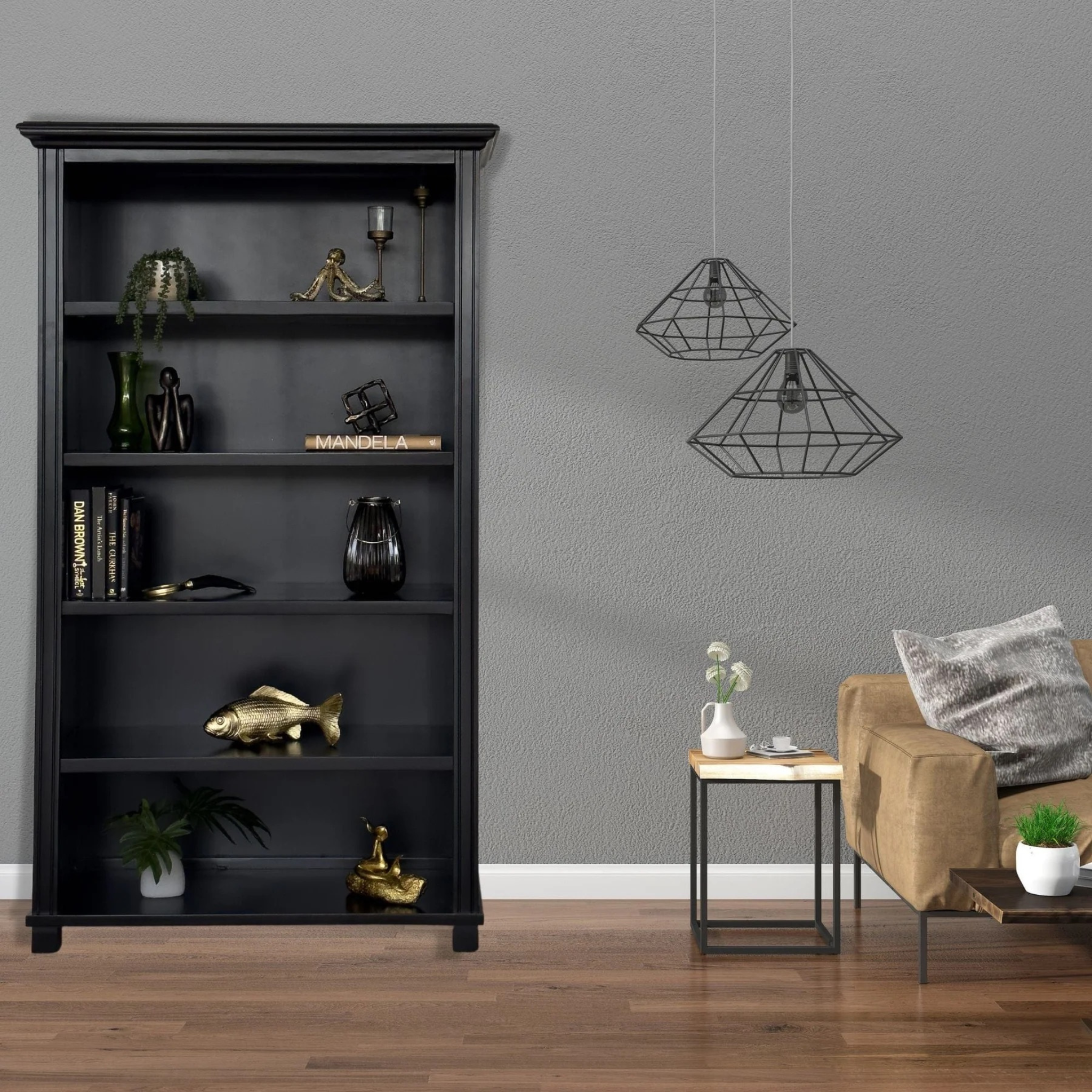 Sorrento Bookcase - Black