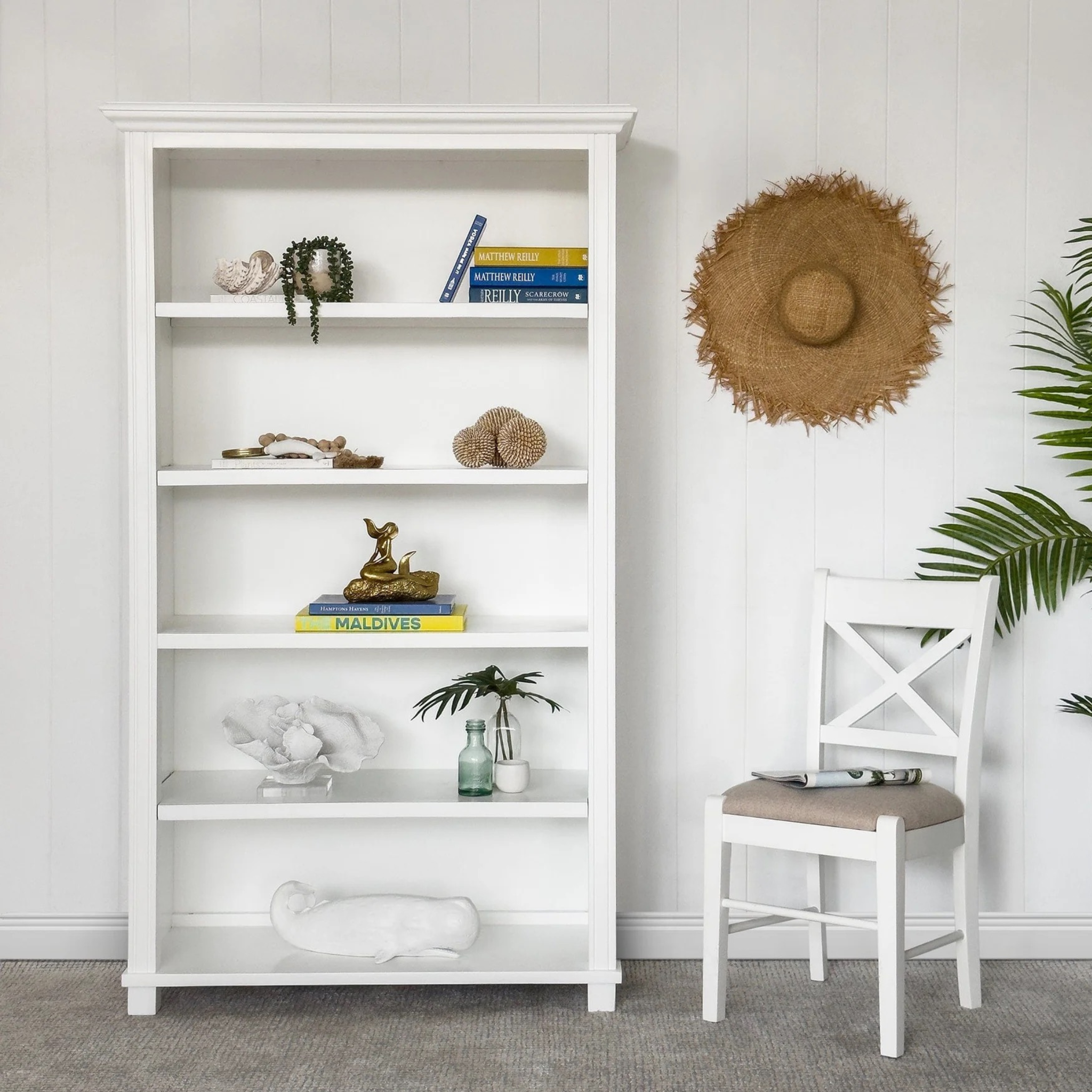 Sorrento Bookcase - White