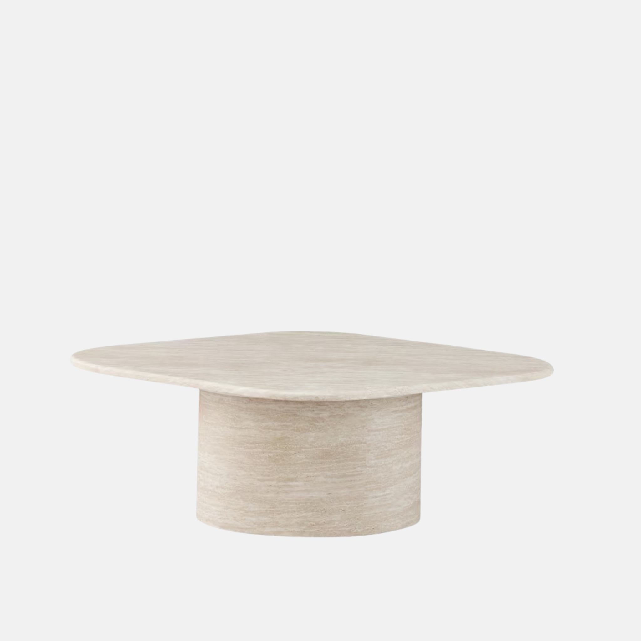 Wave Travertine Coffee Table
