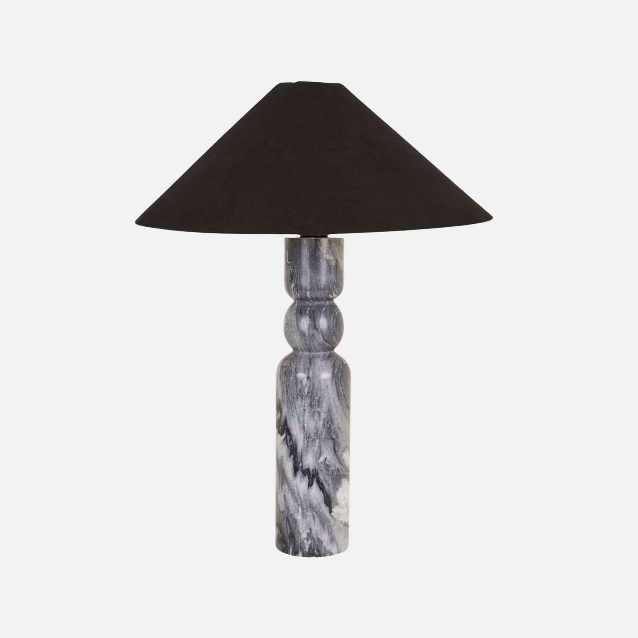 Stack Marble Table Lamp - Grey