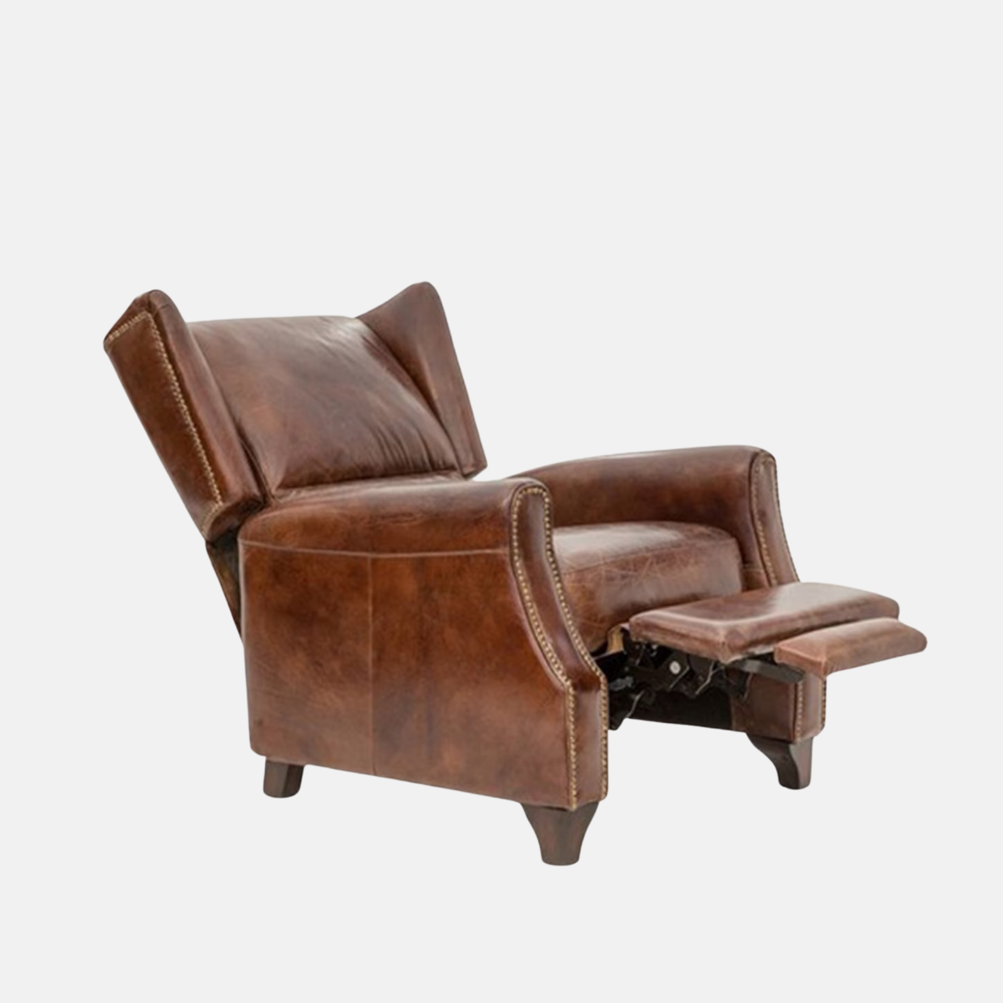 Stratford Leather Recliner Armchair - Brown