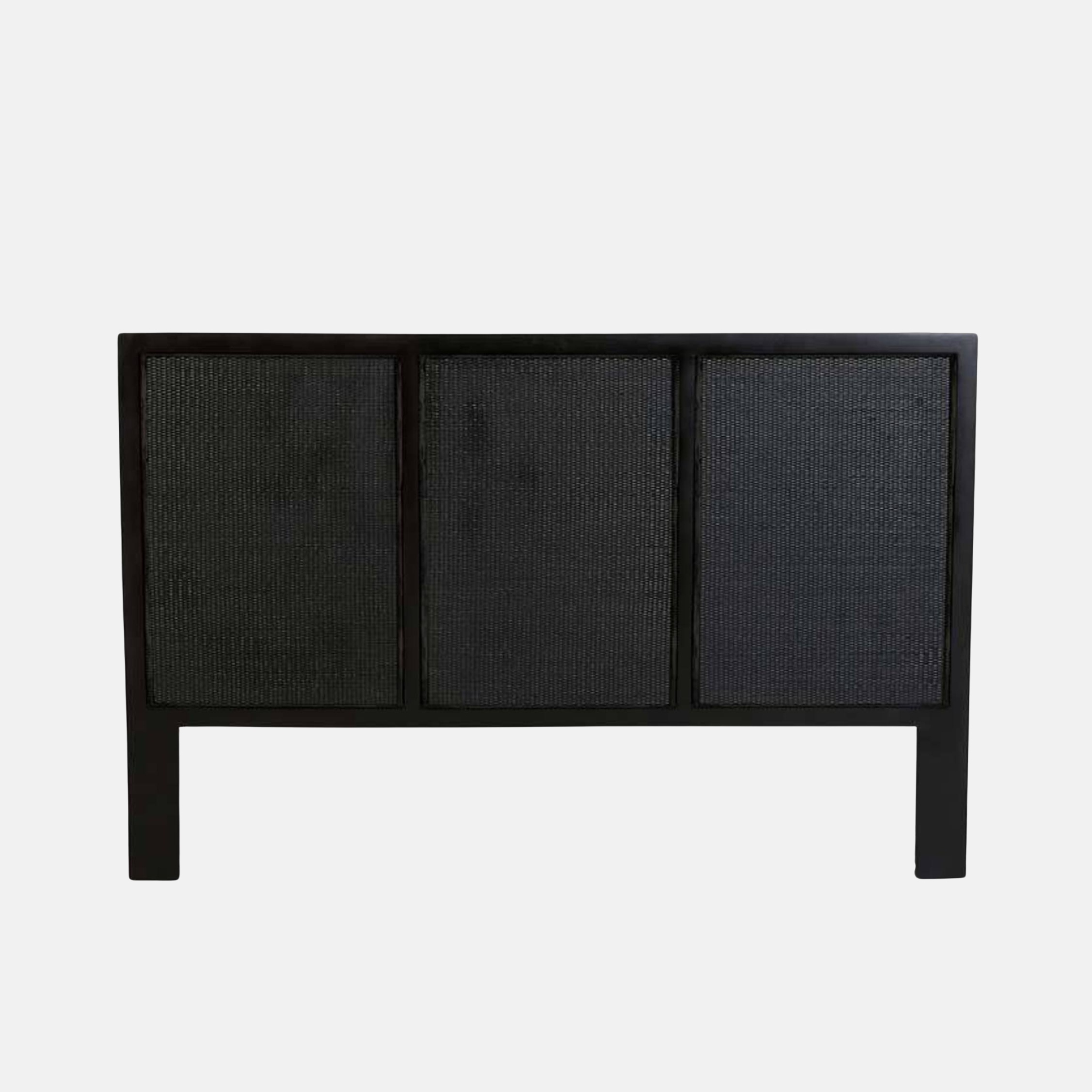 Tennyson Woven Super King Bedhead - Black