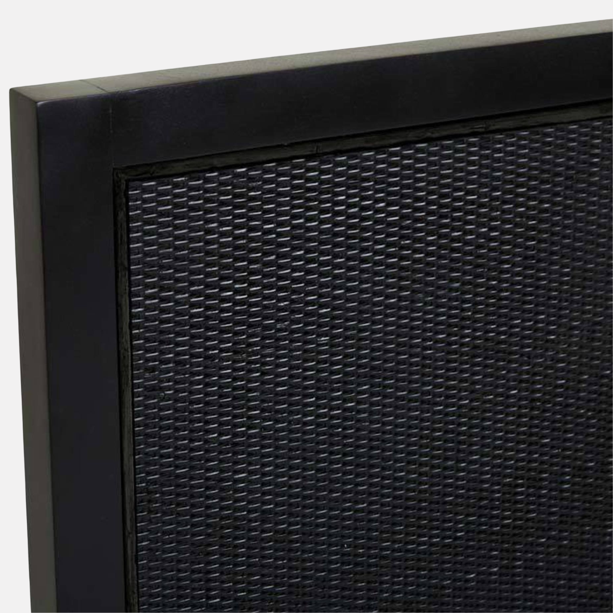 Tennyson Woven Super King Bedhead - Black