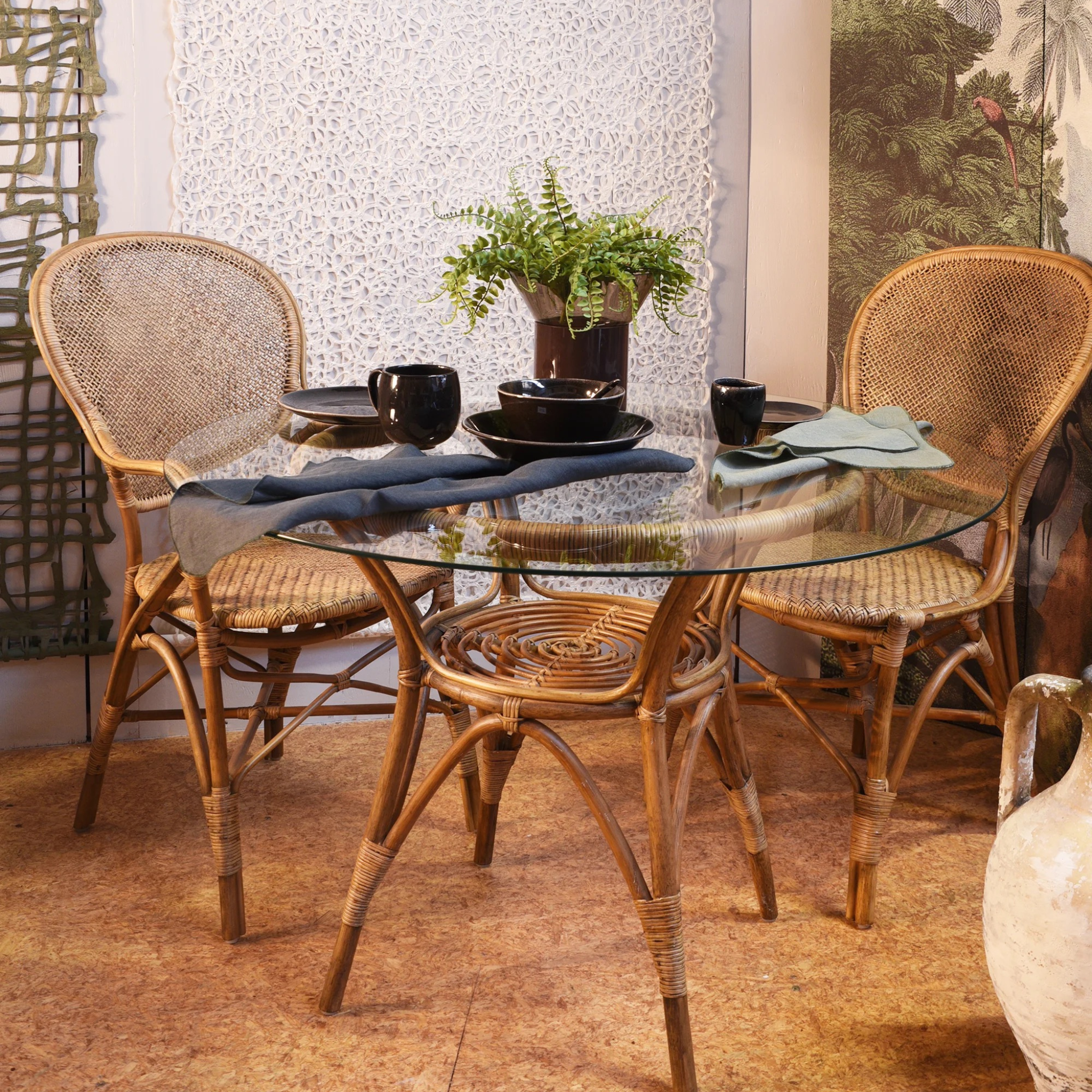 Sika Tony Dining Table - Rattan