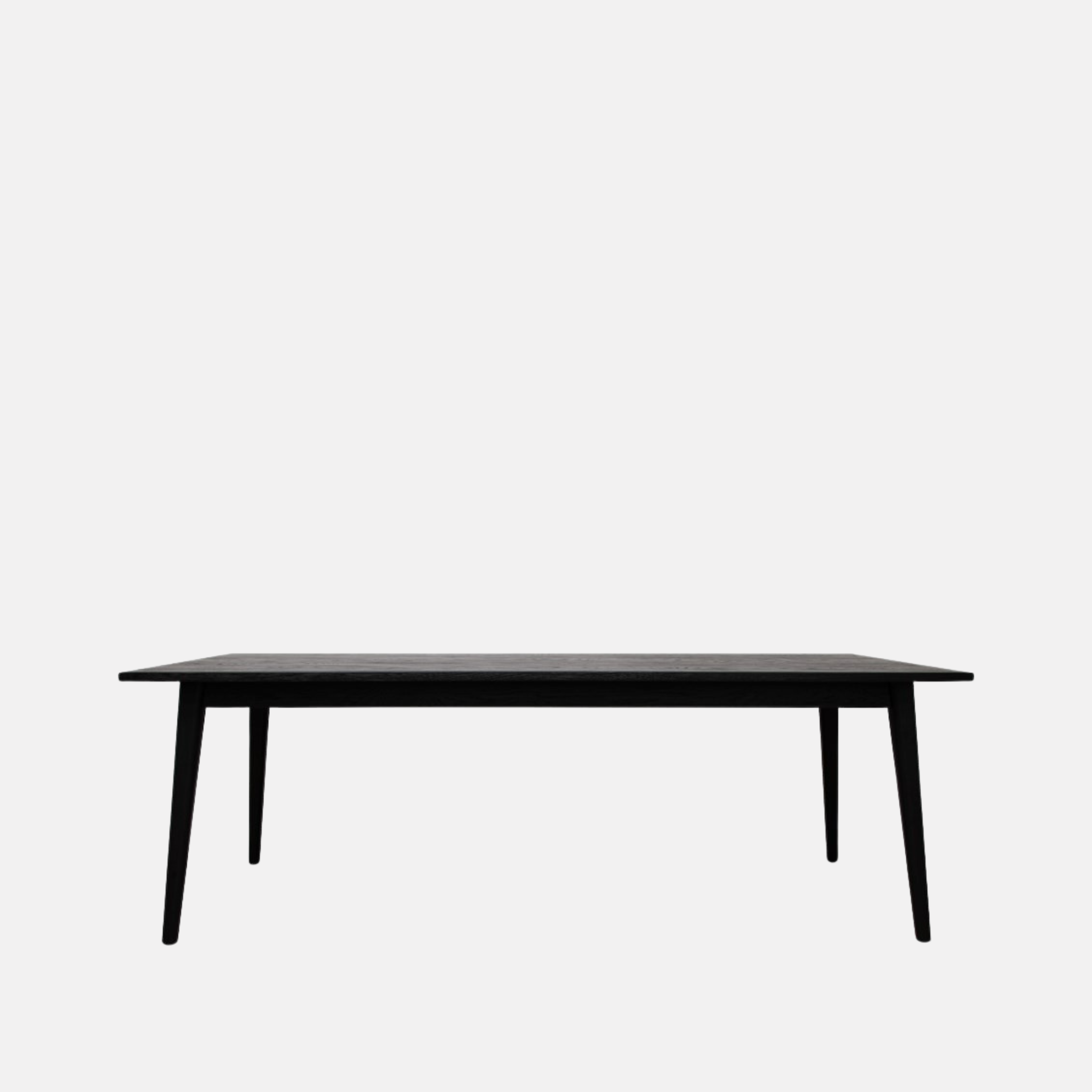 Vaasa Dining Table - Matte Black Oak