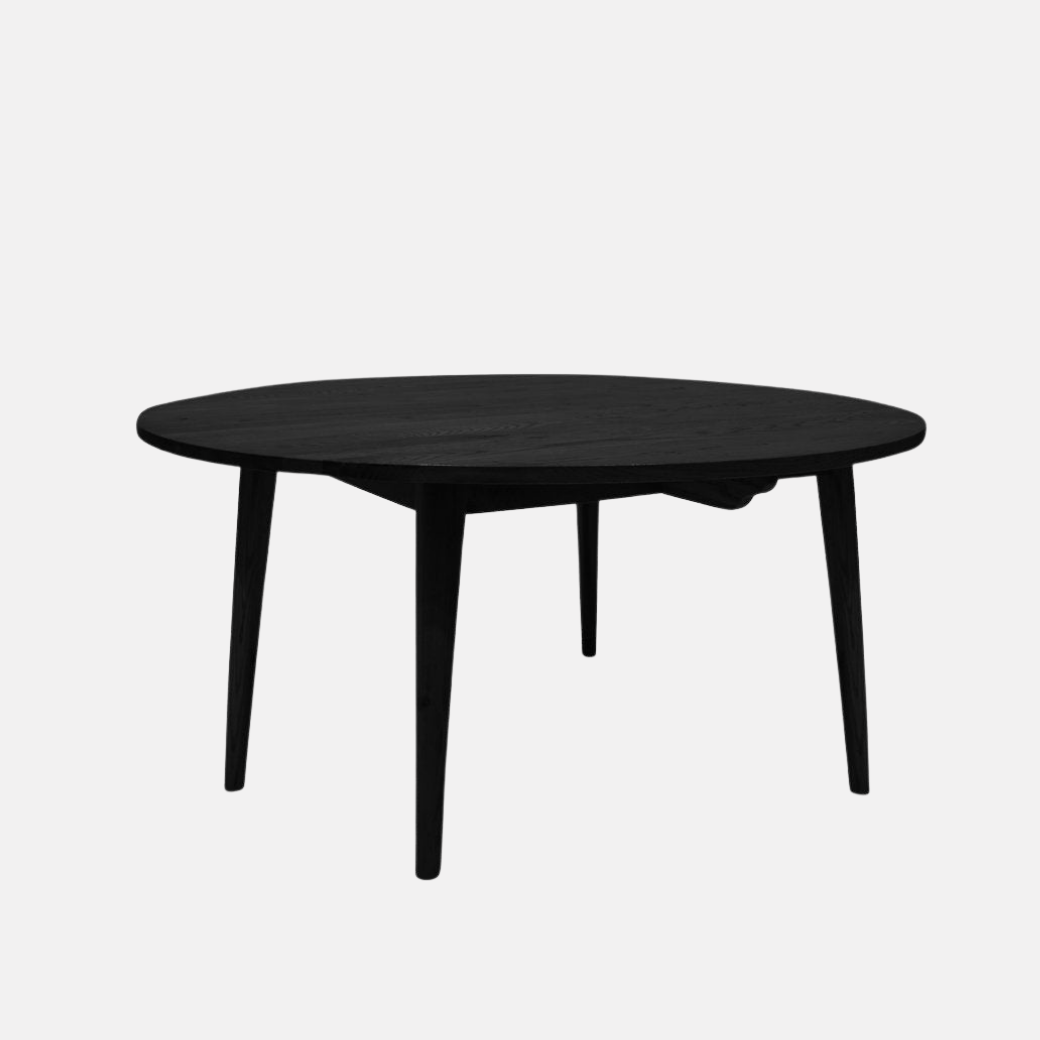Vaasa Round Table - Matte Black Oak