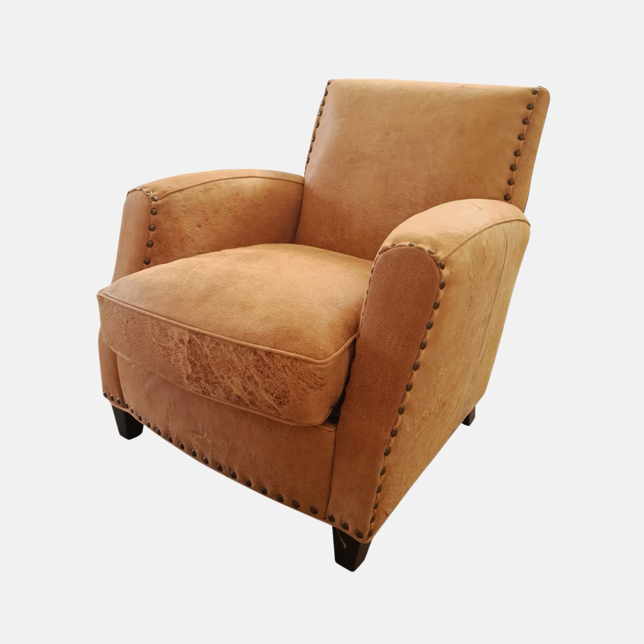Vera Leather Armchair - Camel