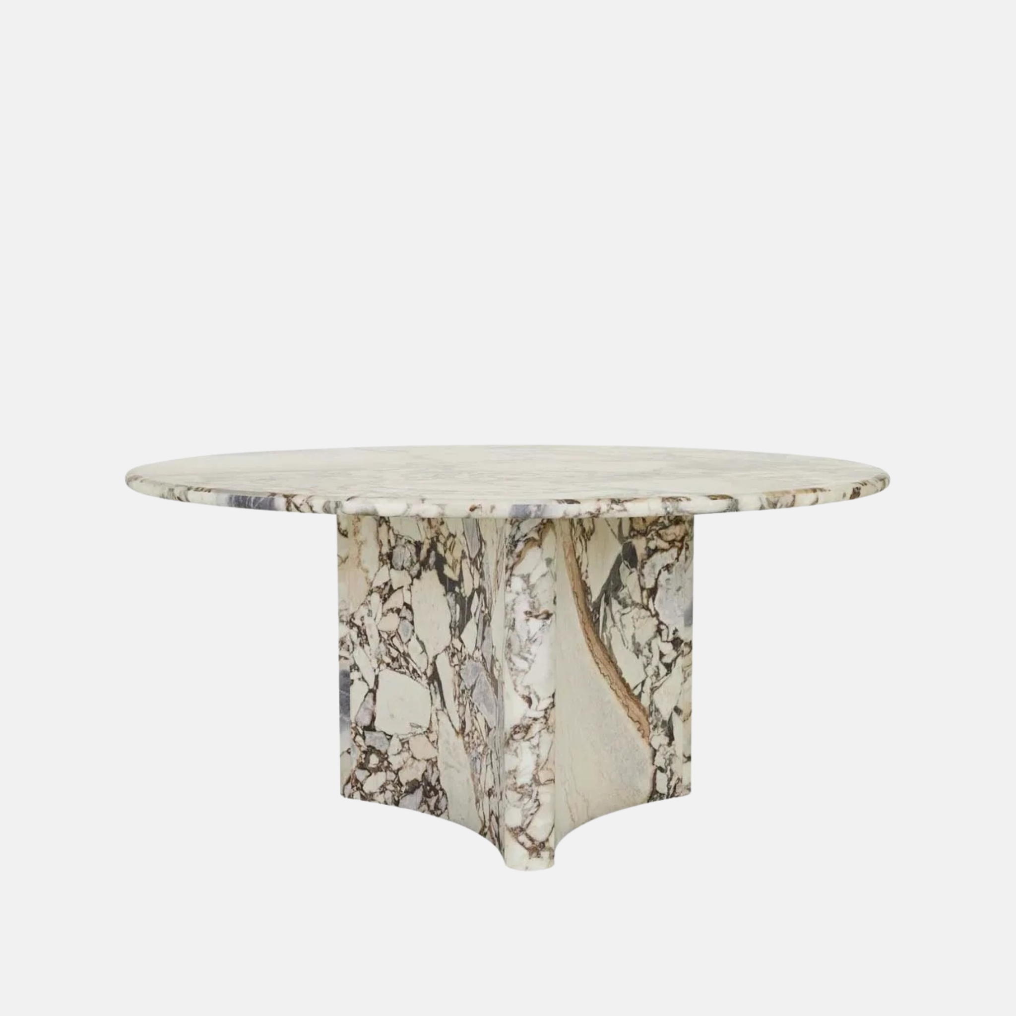 Verity Marble Round Dining Table