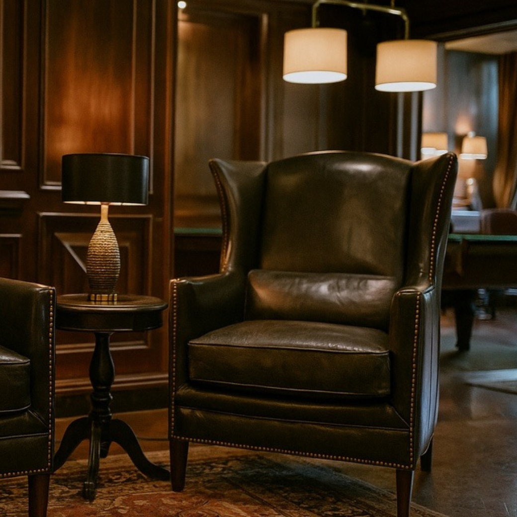Victor Wing Chair - Ebony
