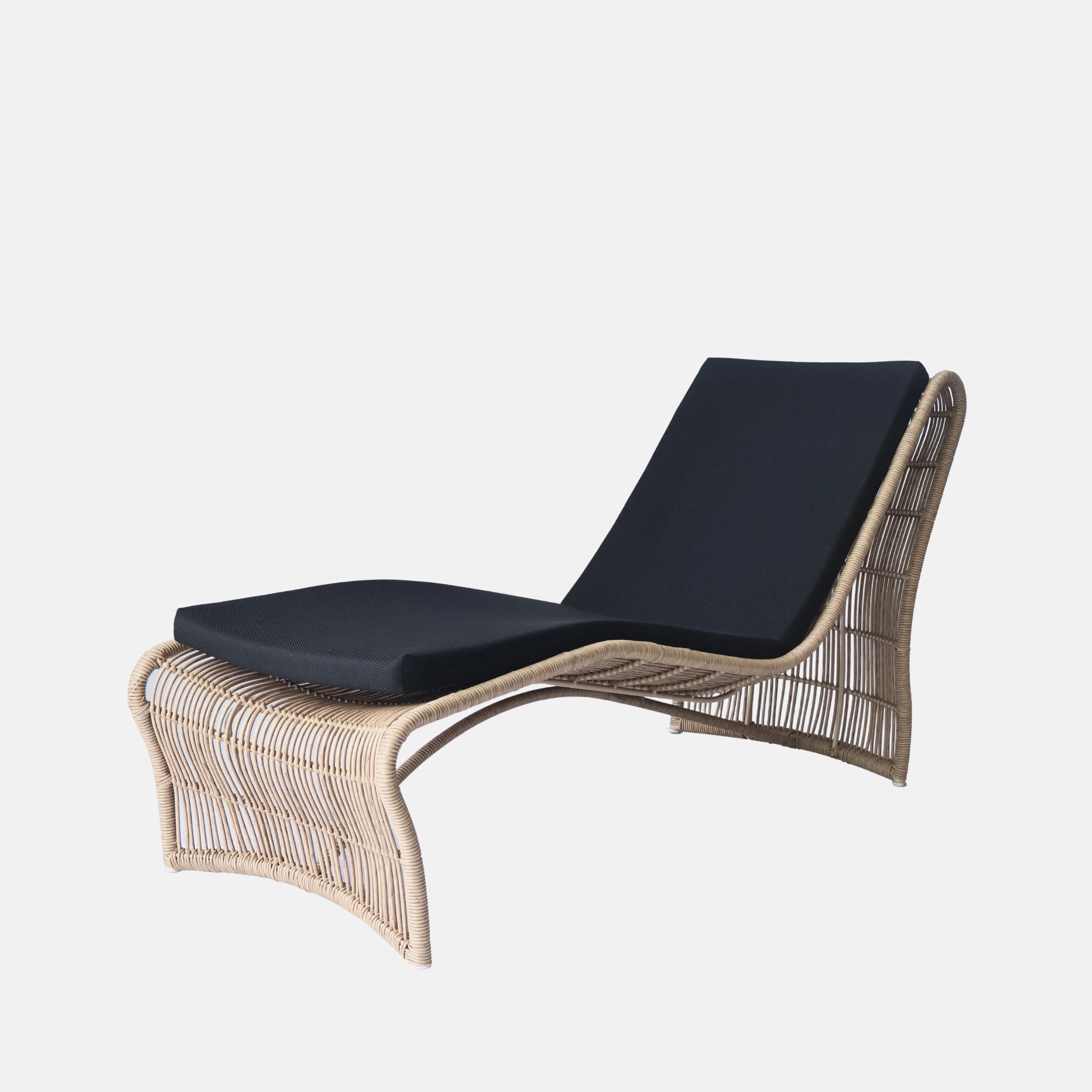 Wave Outdoor Lounger - Natural