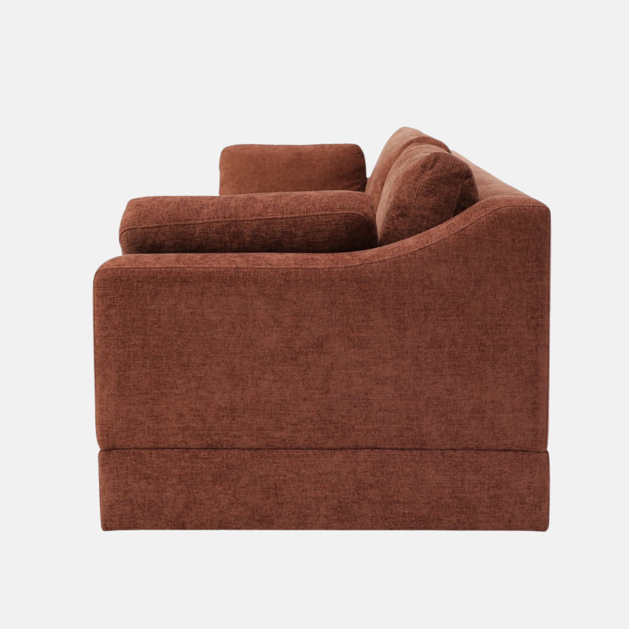 Western 3 Seater Sofa – Rust