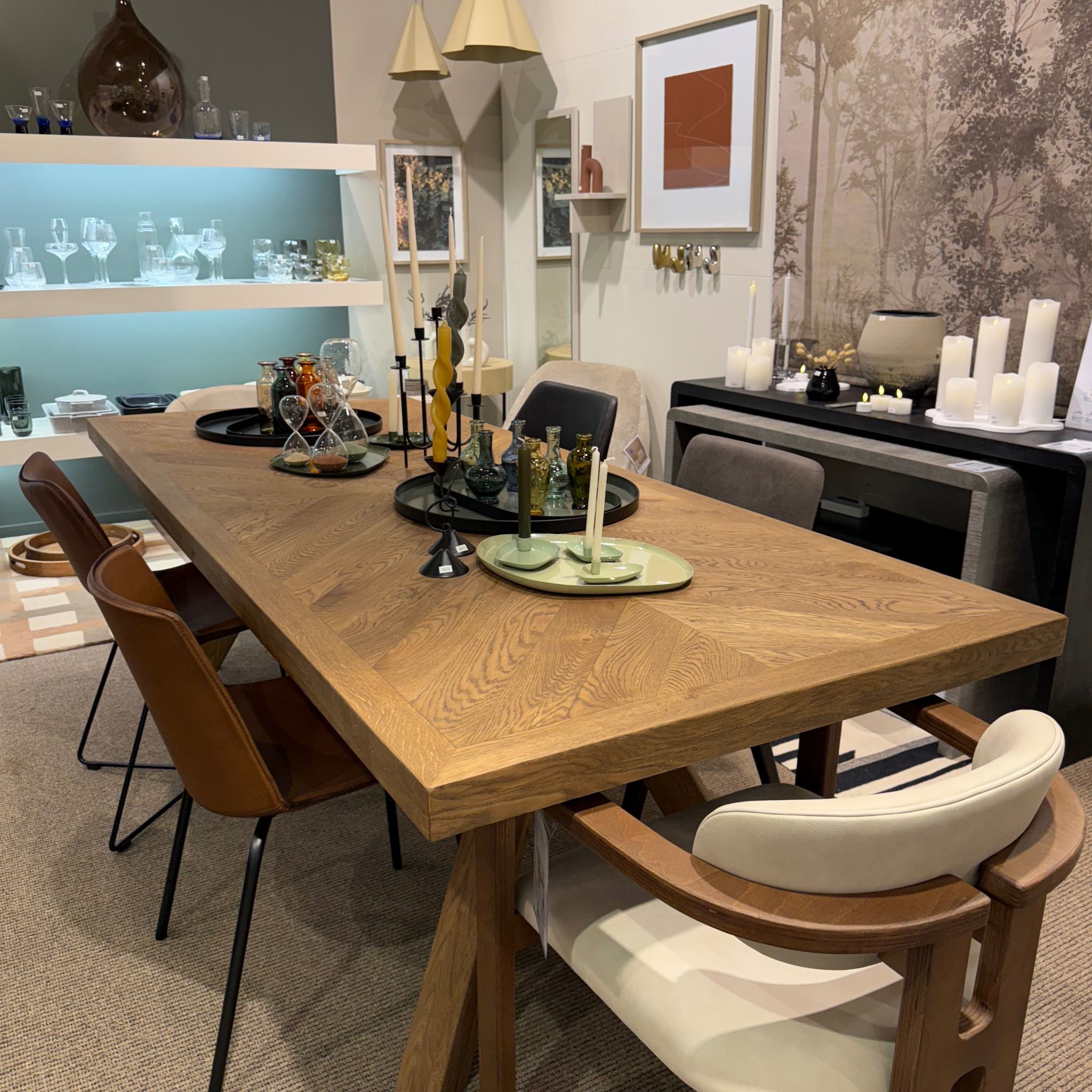 Wishbone Dining Table - Solid Oak