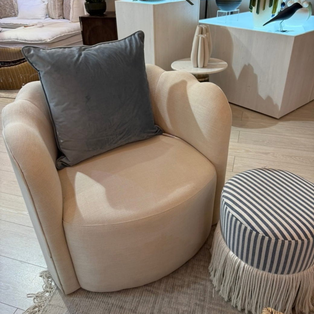 Camille Scalloped Armchair