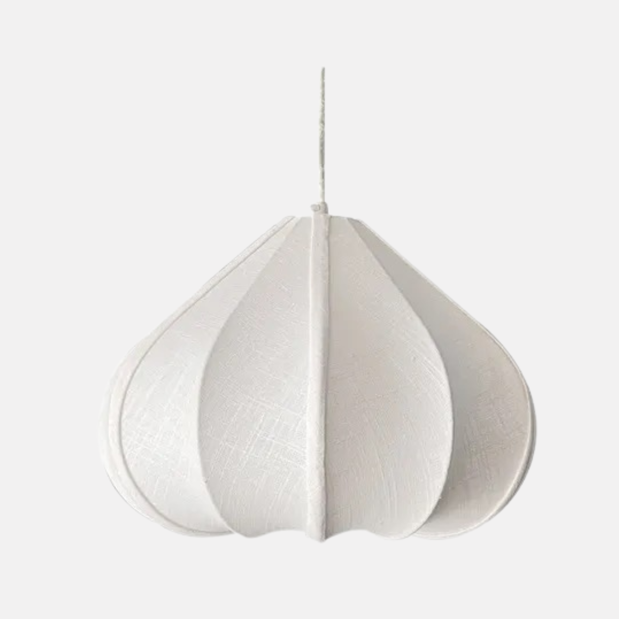 Thea Teardrop Pendant - White