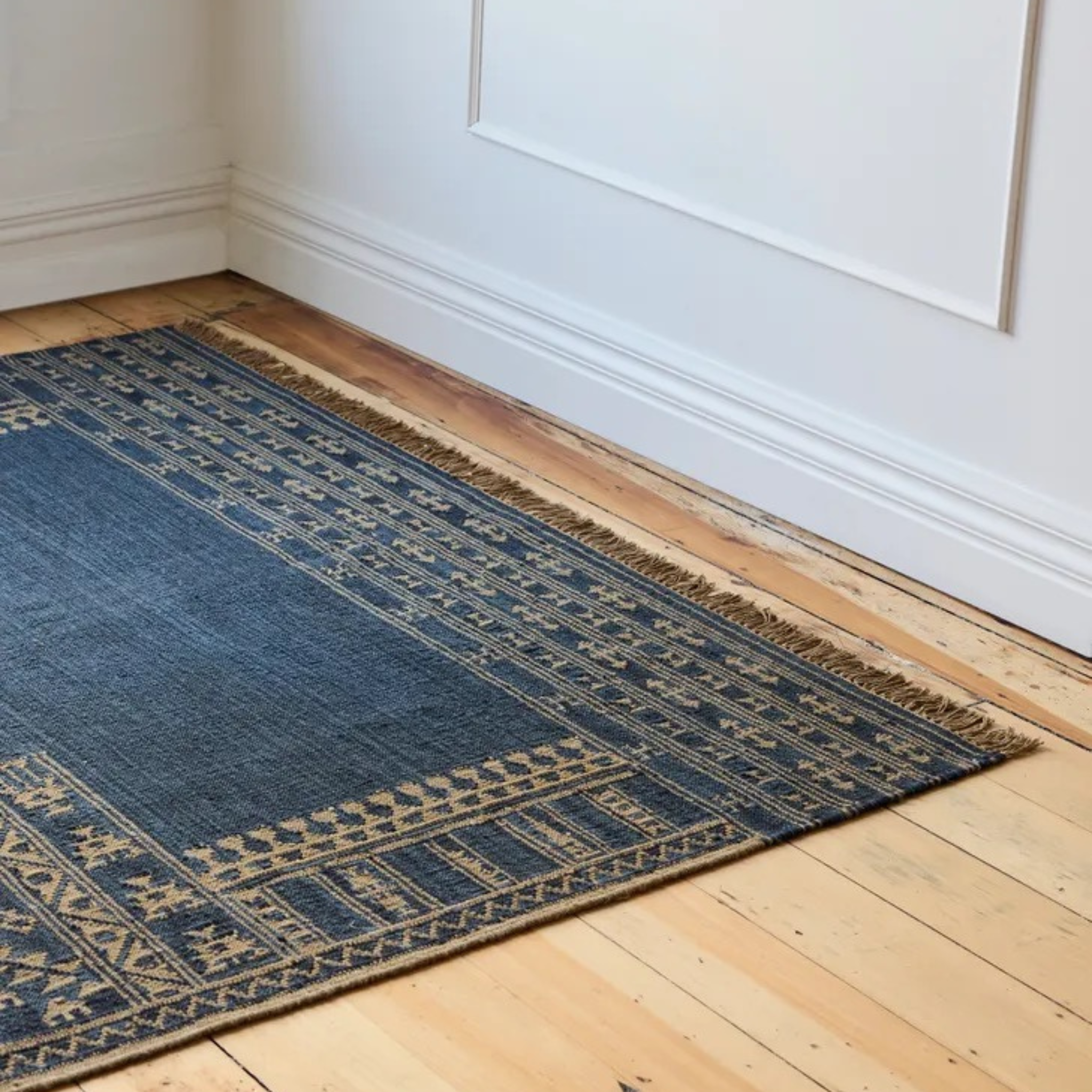 Sundara Motif Rug - Blue