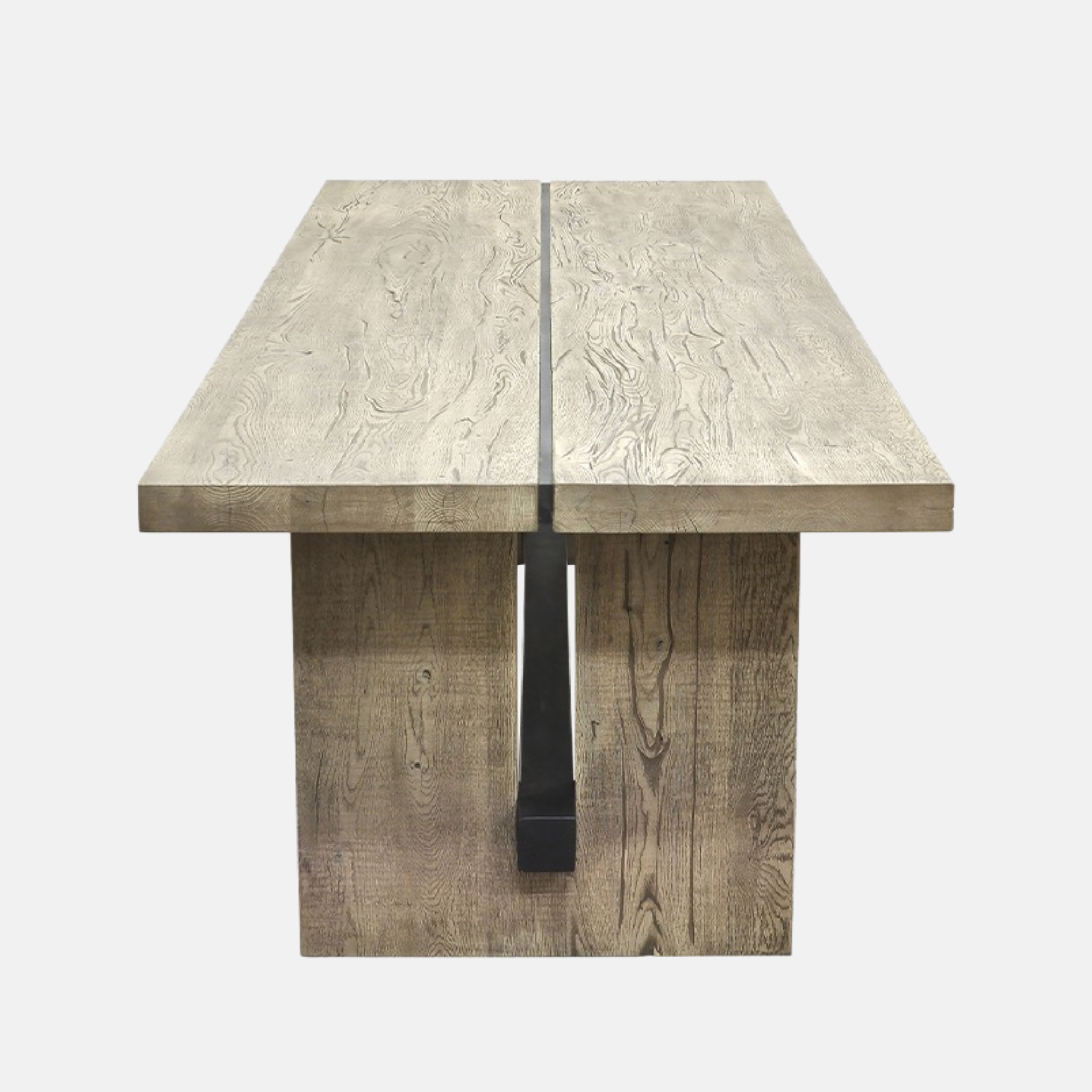 Berlin Dining Table - Silvered Oak