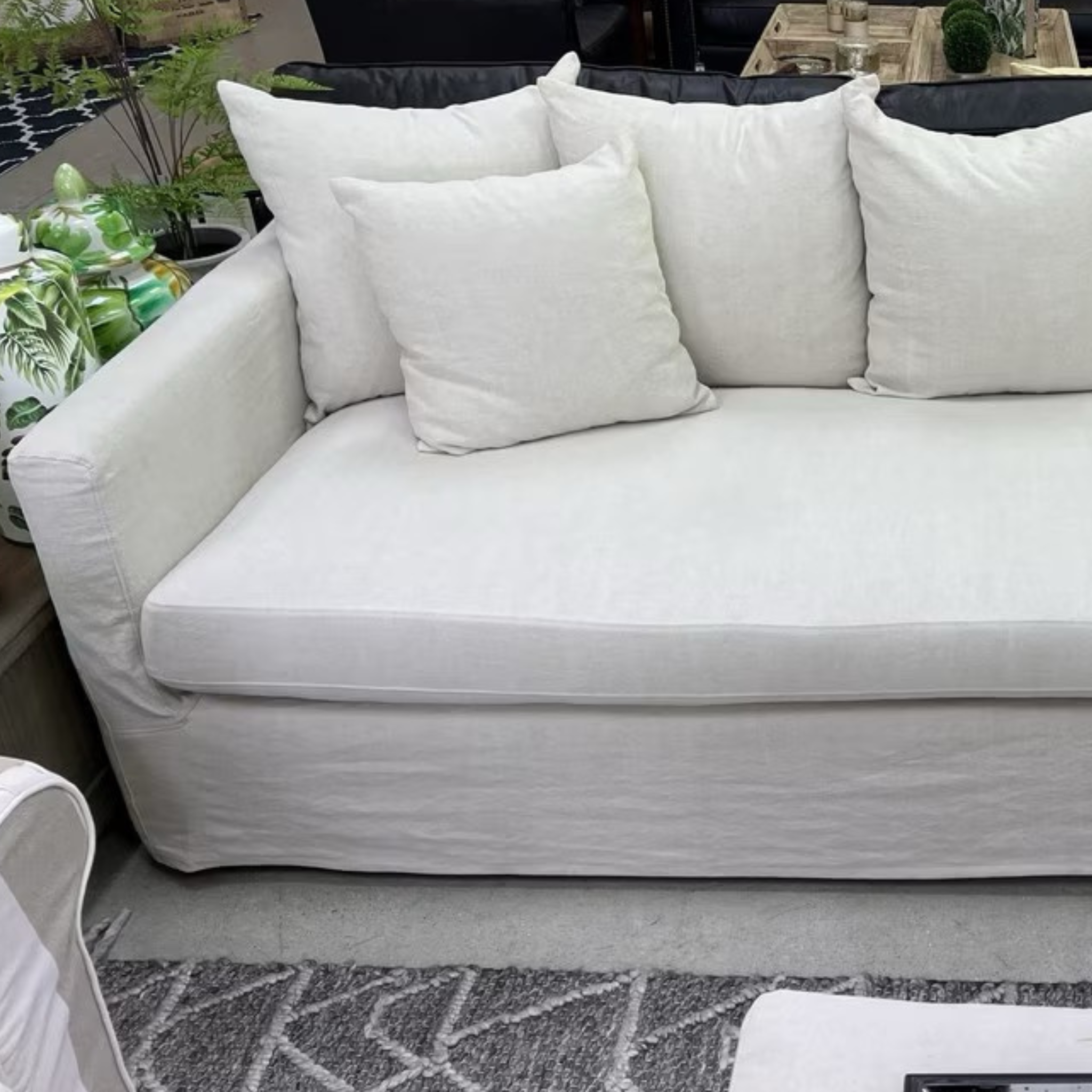 Chalet Sofa - Salt & Pepper