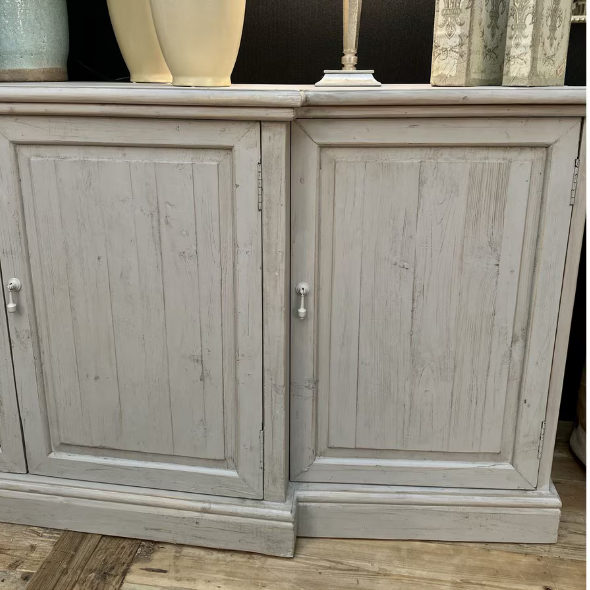 Amos Pine Sideboard - Greywash