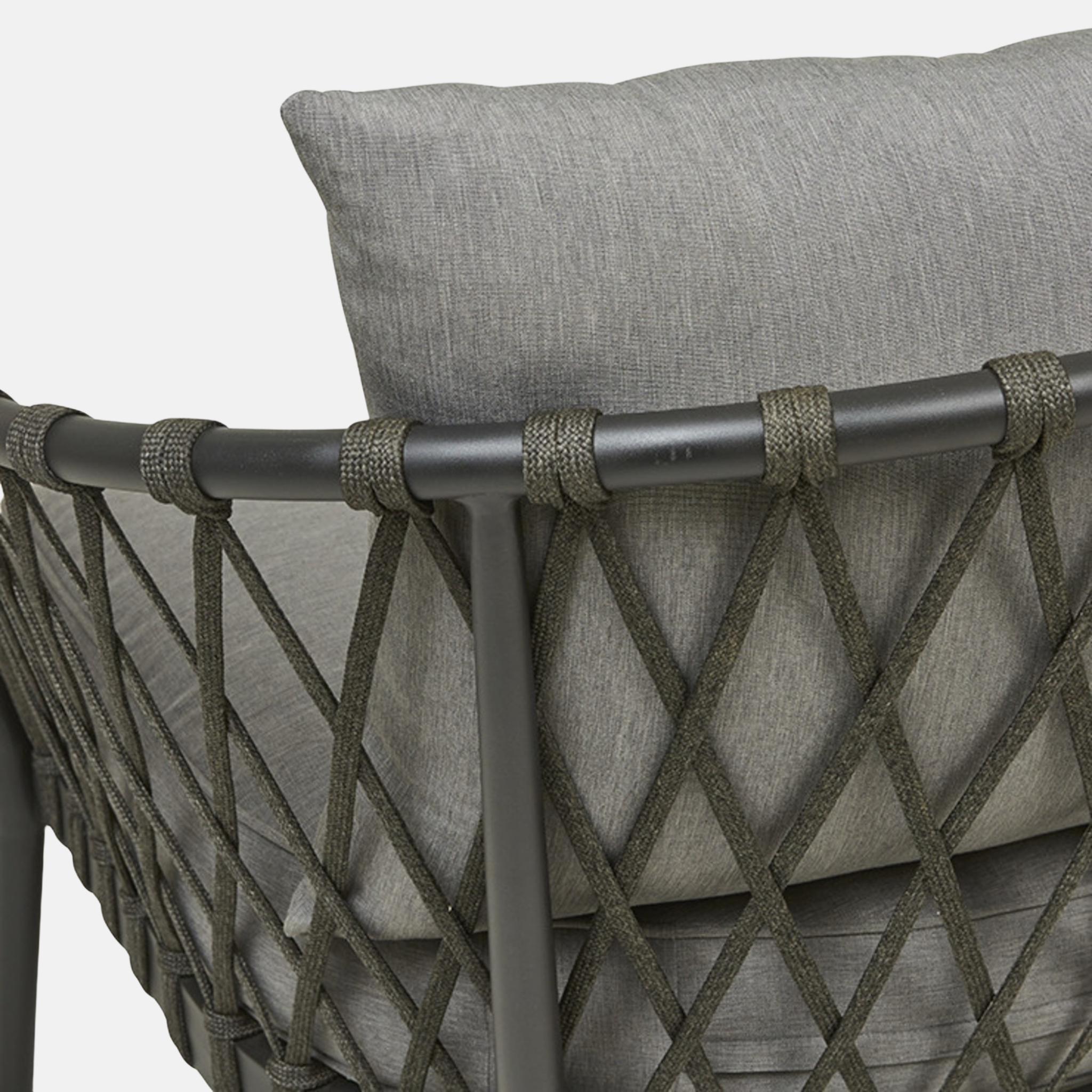 Maui Outdoor 3 Seater Sofa - Charcoal