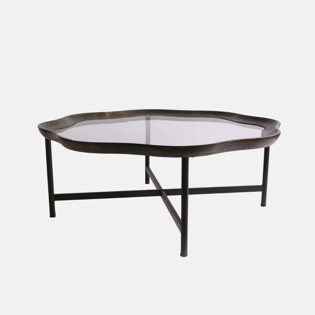 Sloan Wood Framed Coffee Table