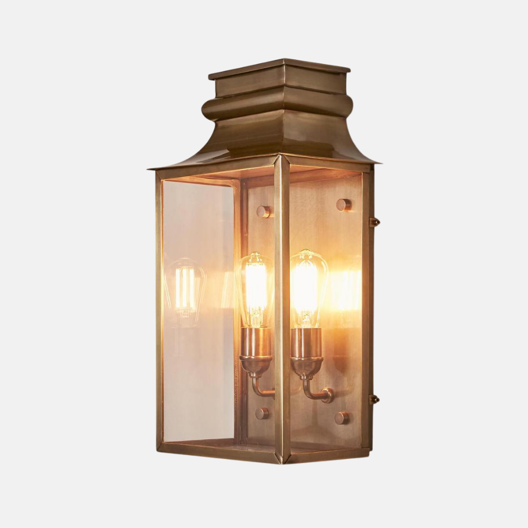 Westpoint Outdoor Wall Light - Brass