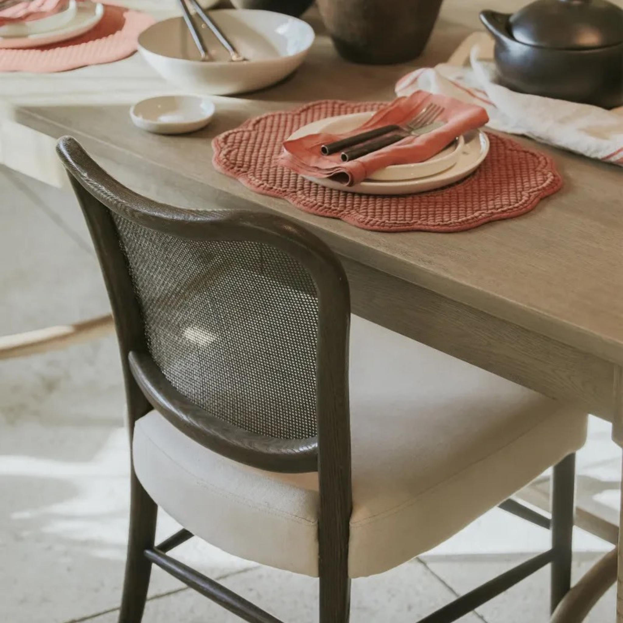 Emelia Dining Chair - Dark