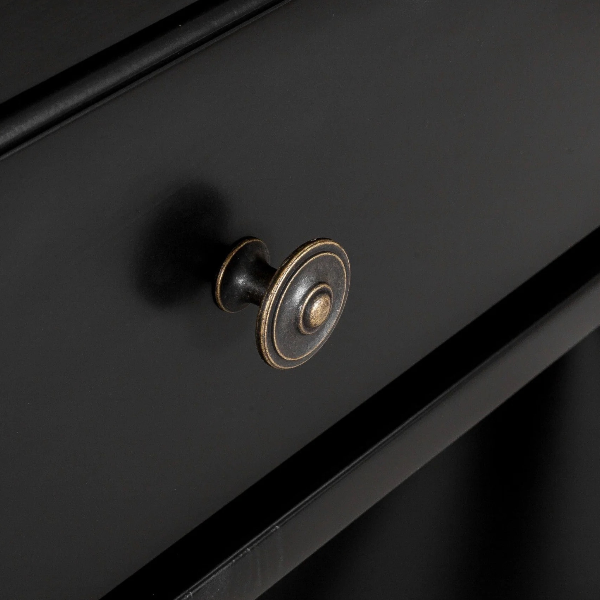 Sorrento Two Drawer Console - Black