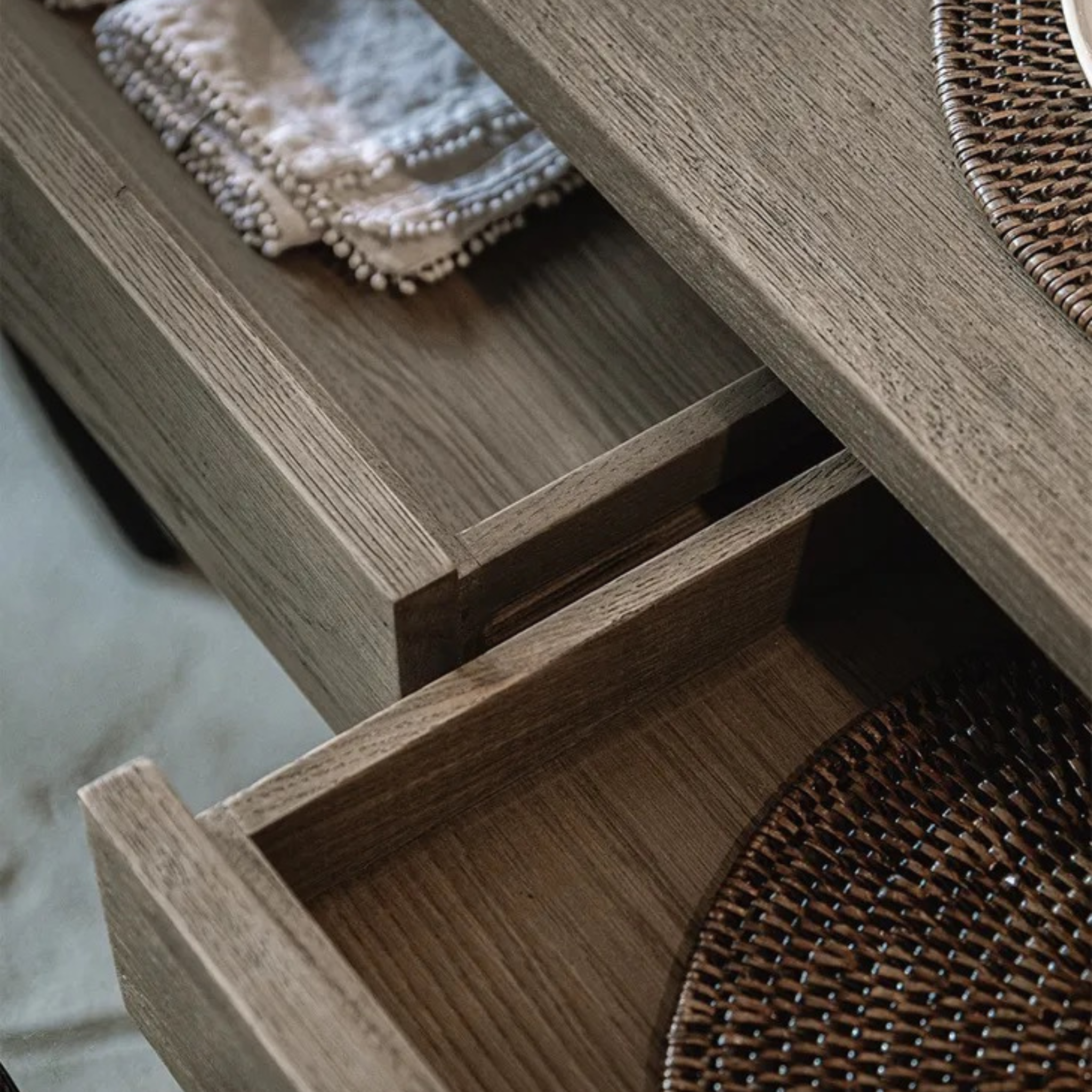Trixie Oak Dining Table/Desk