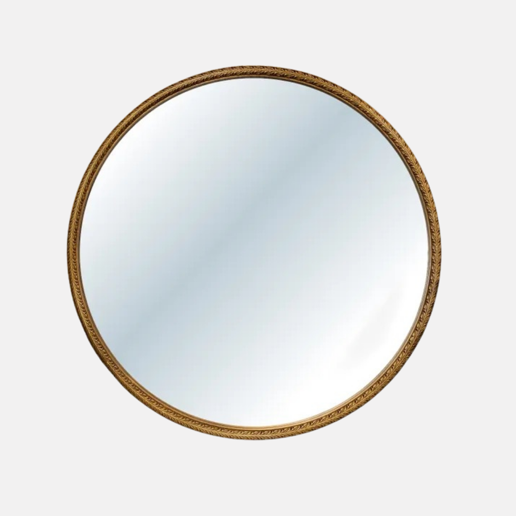 Belinni Round Gold Mirror