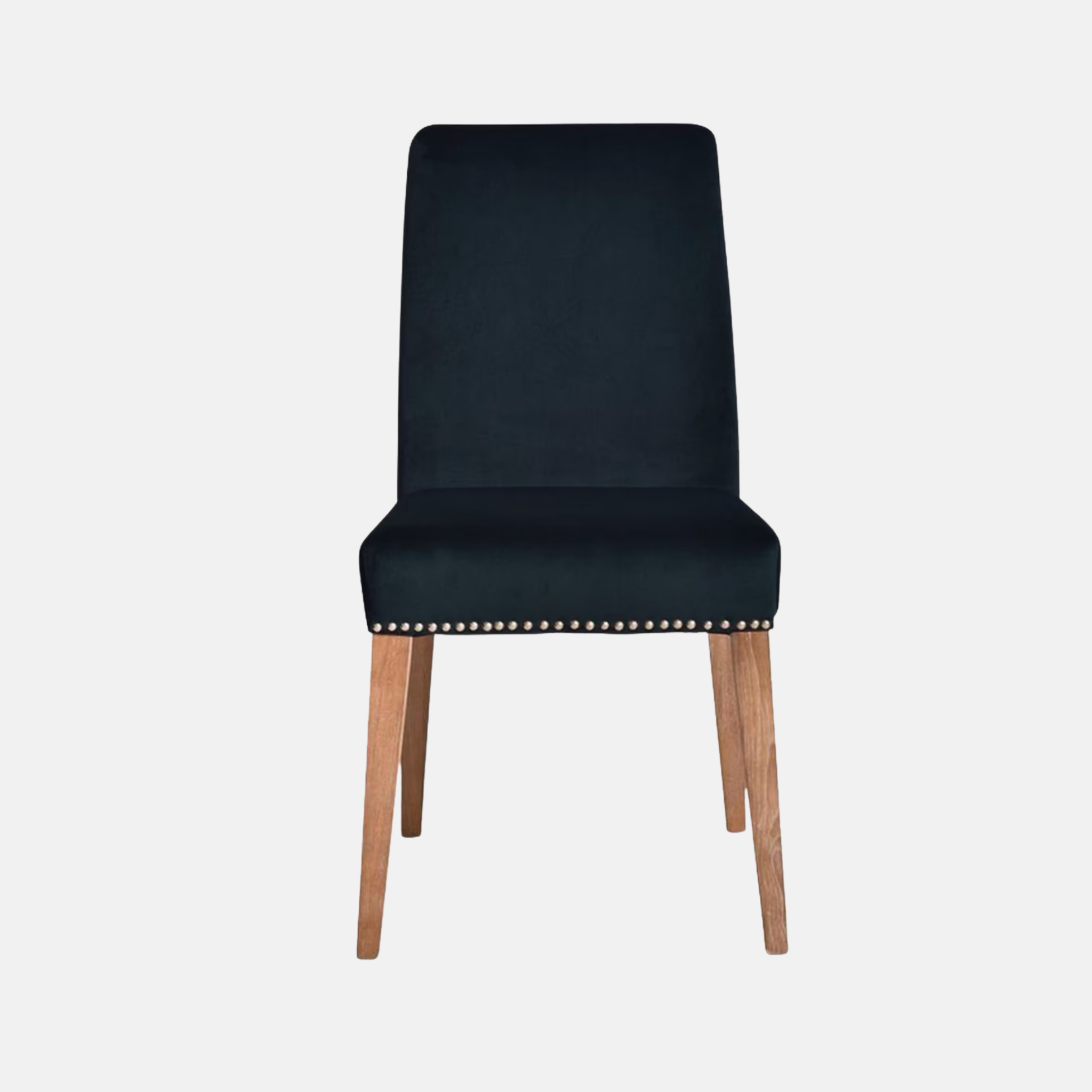 Pascal Dining Chair - Navy Blue Velvet