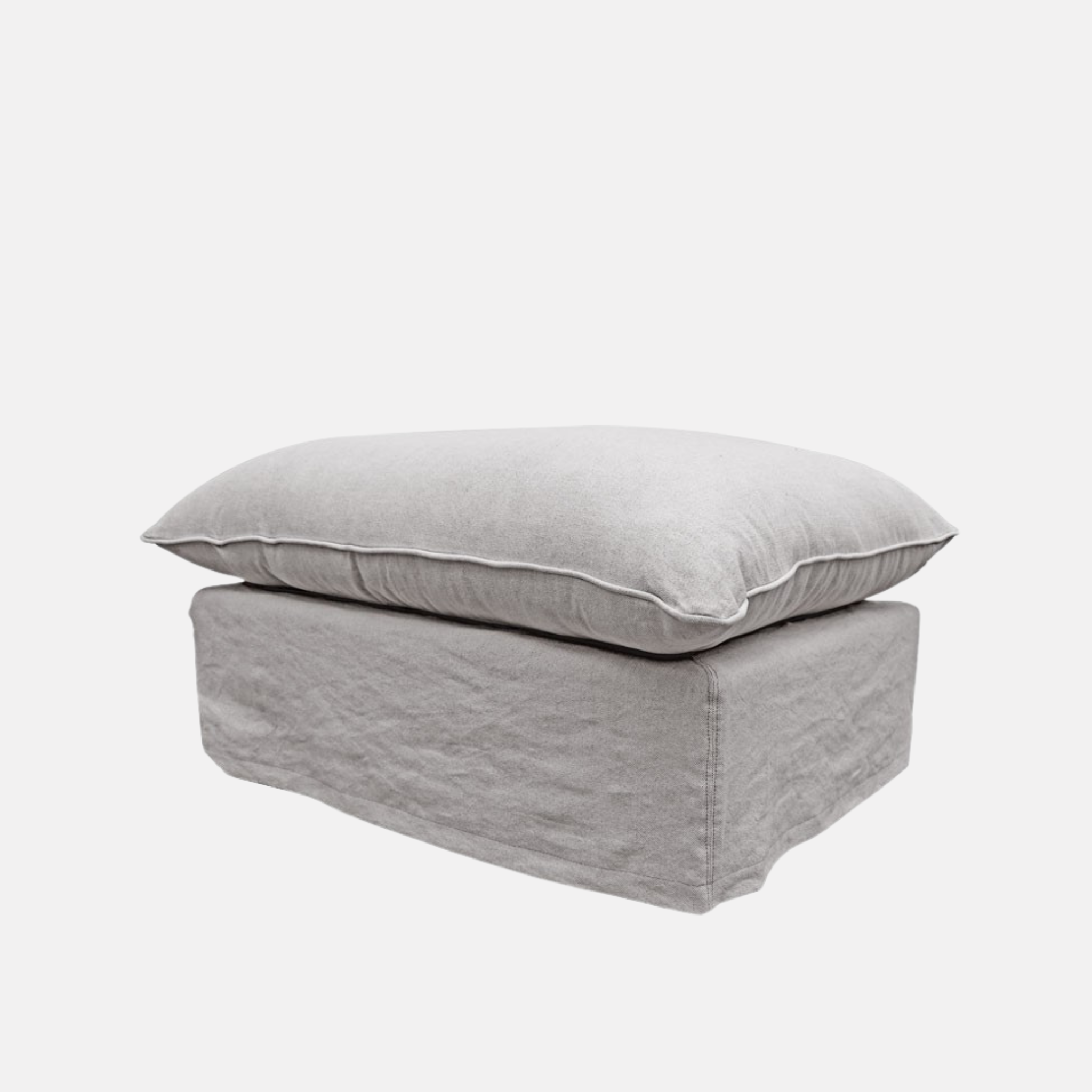 Lotus Ottoman - Grey