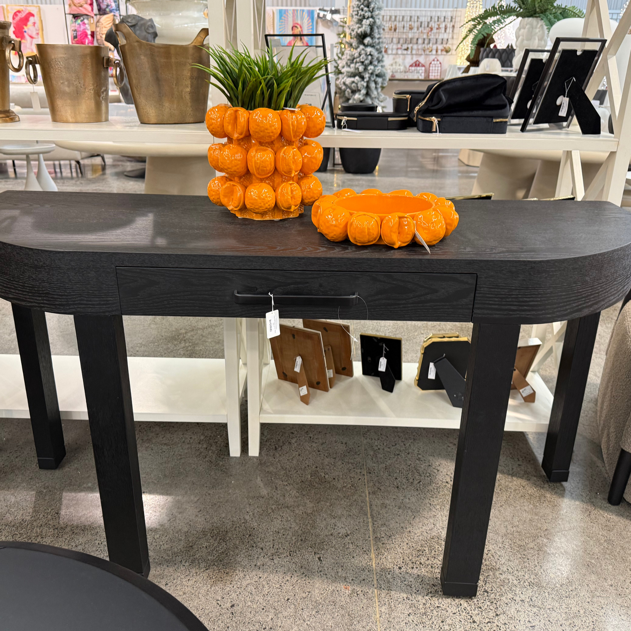 Panama Half Round Console