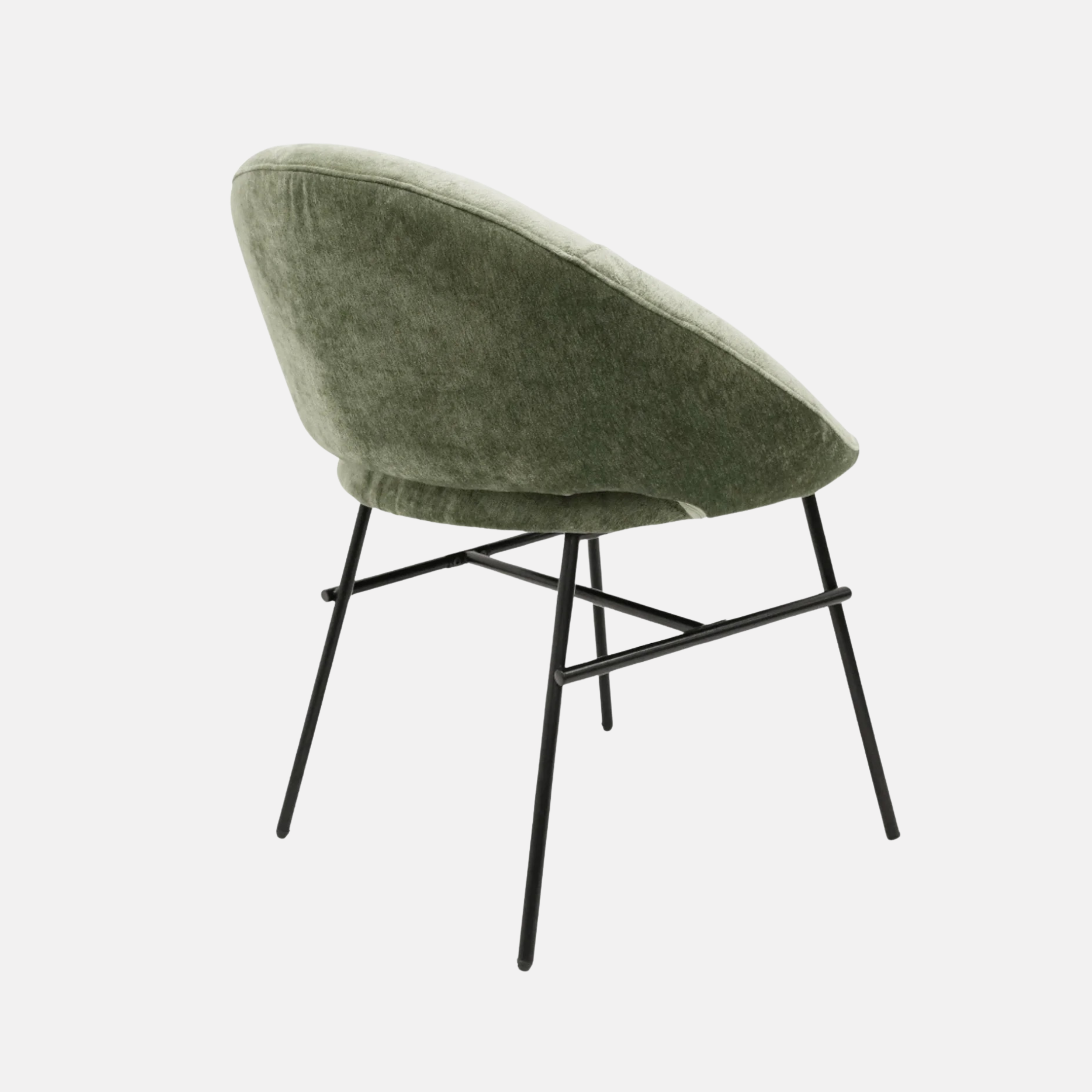 Sanchia Green Velvet Dining Chair