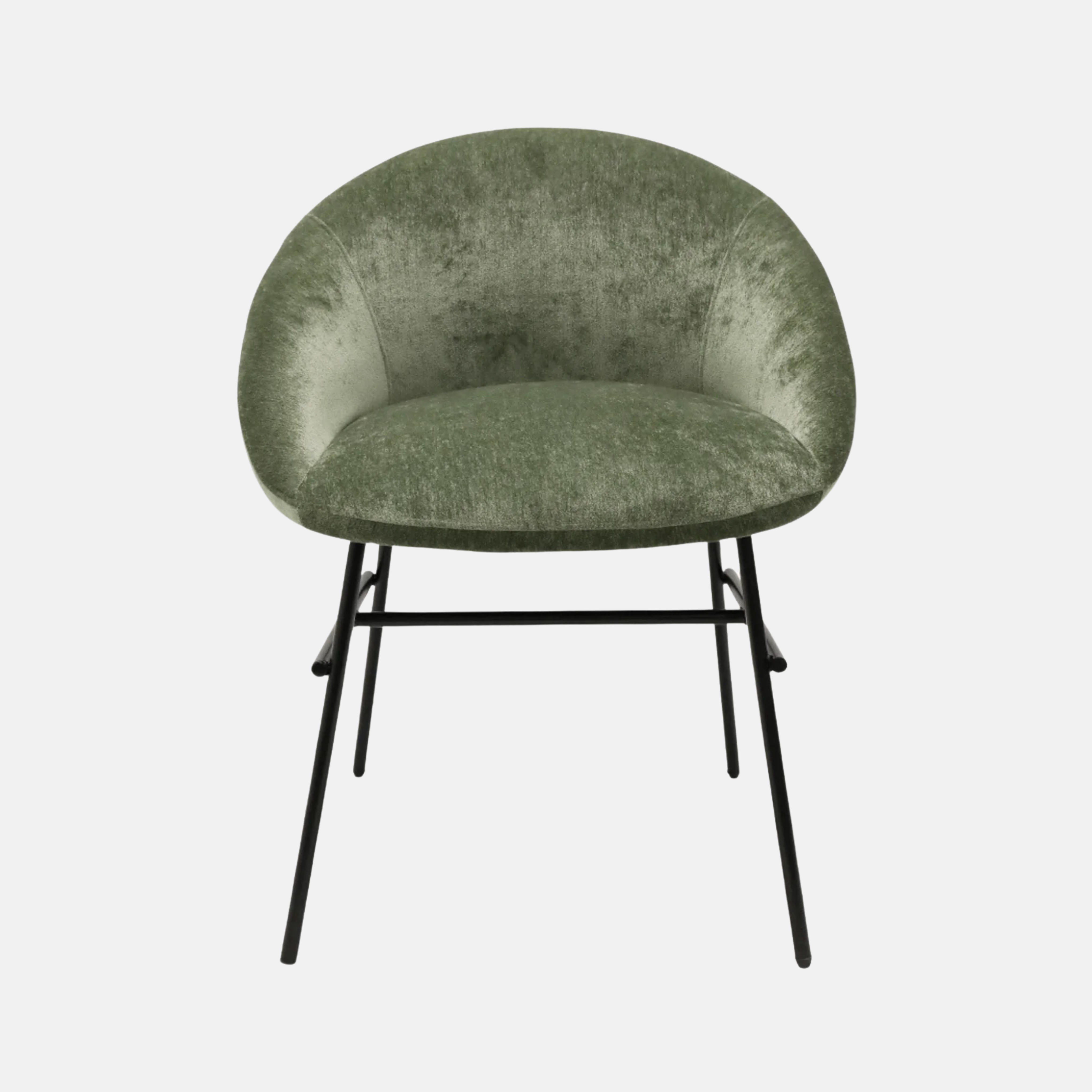 Sanchia Green Velvet Dining Chair