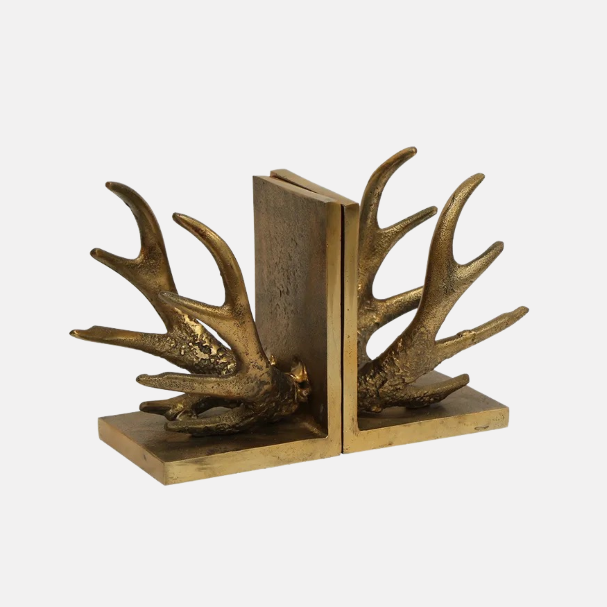 Antler Bookend - Gold