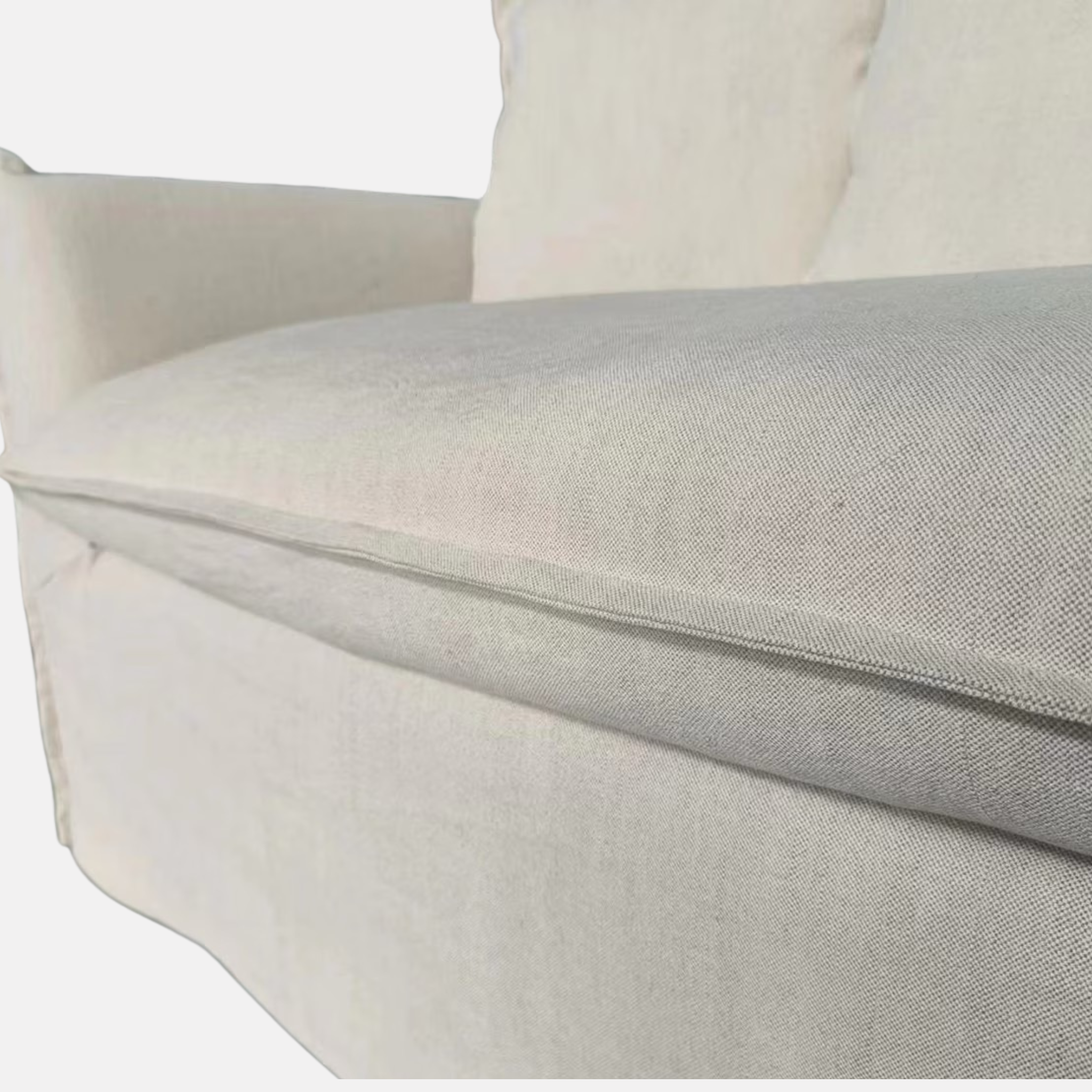 Miro Chaise Sofa - Salt & Pepper