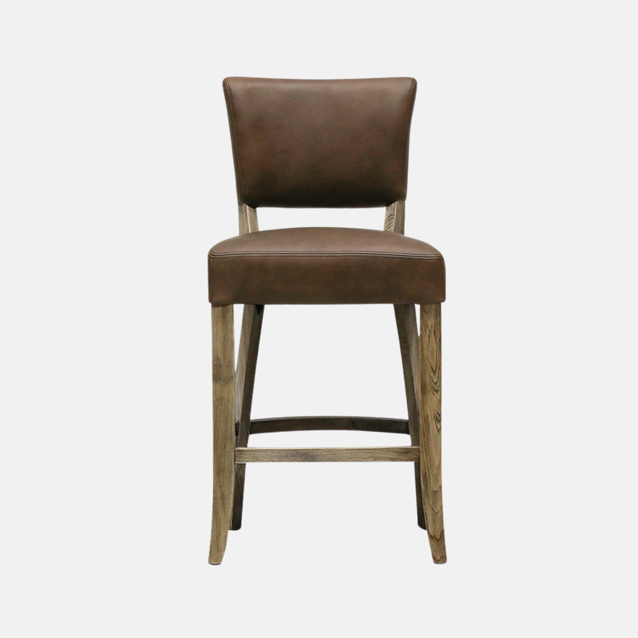 Crane Barstool - Brown Leather
