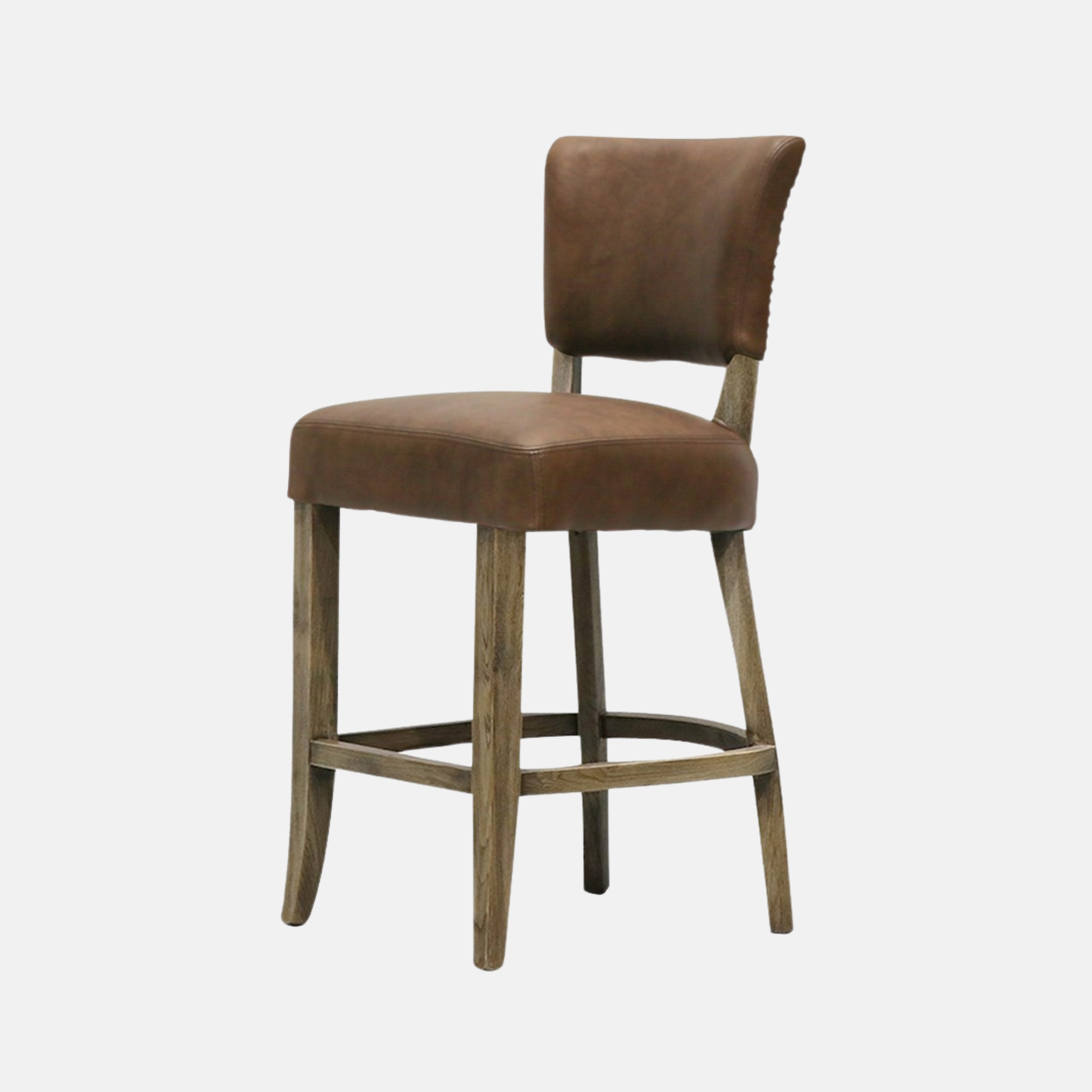 Crane Barstool - Brown Leather
