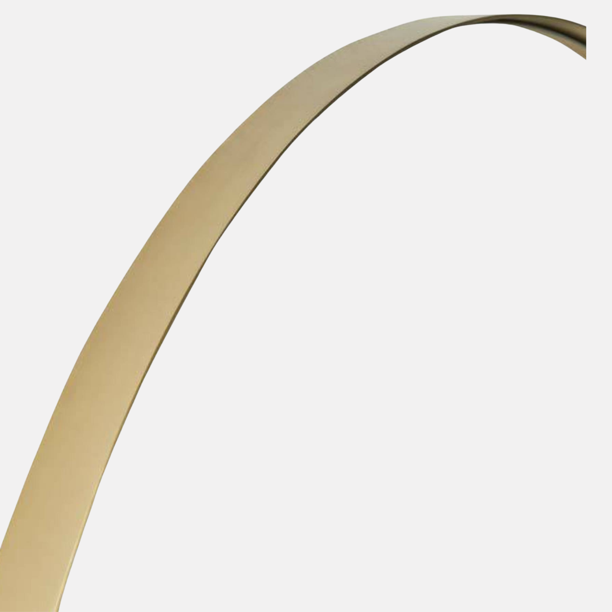 Ellie Round Iron Mirror - Brass