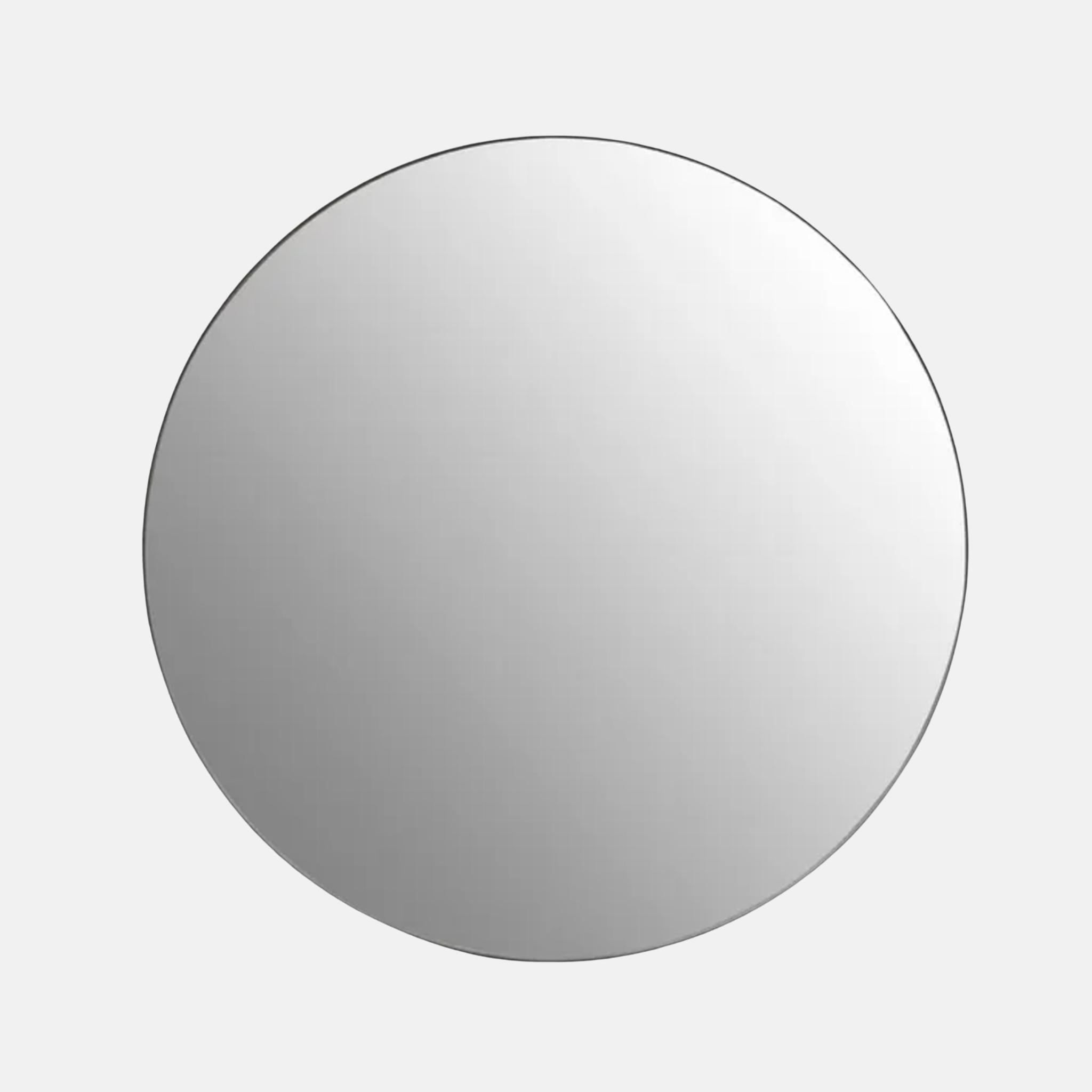 Ellie Round Iron Mirror - Brass