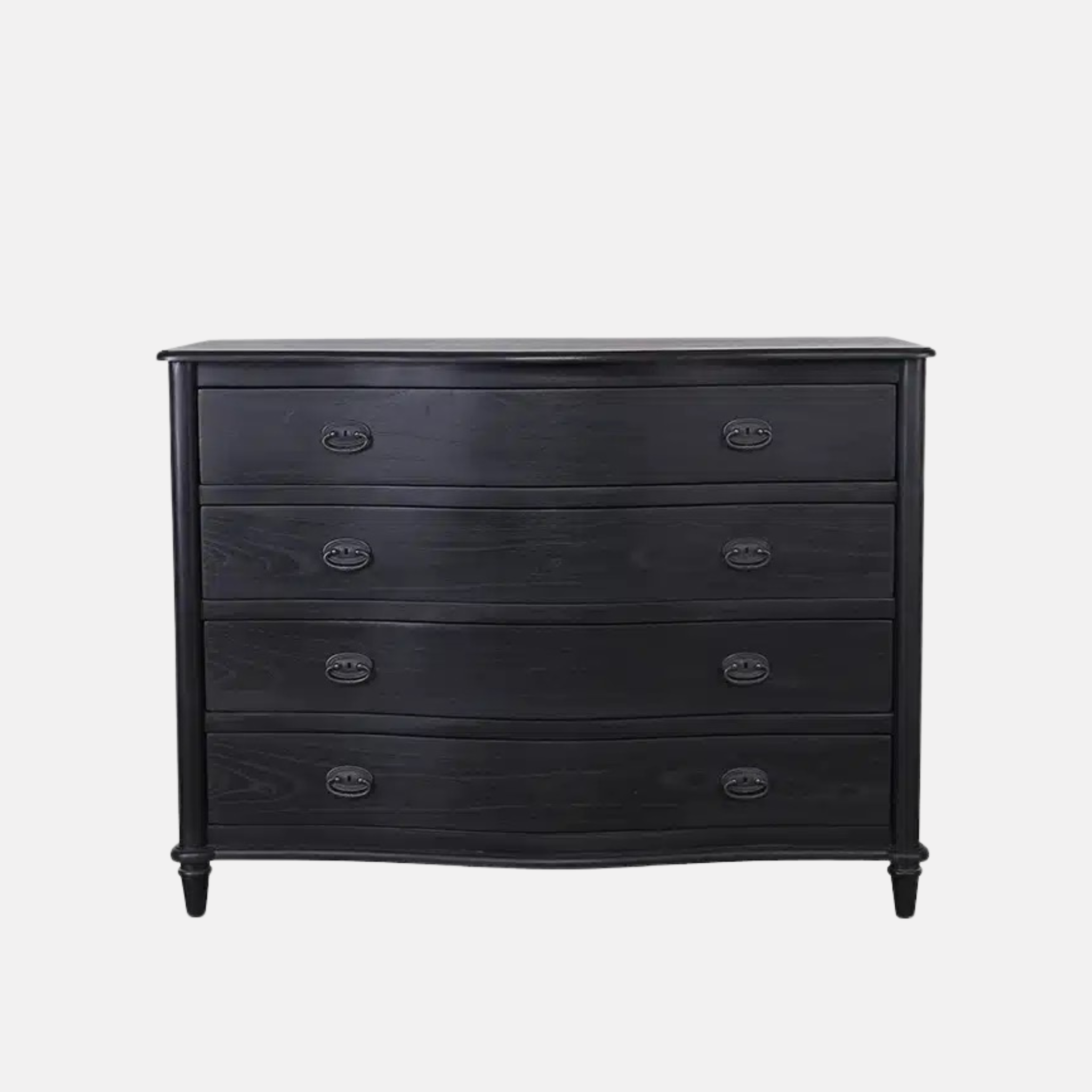Marcelle French Oak Commode - Black